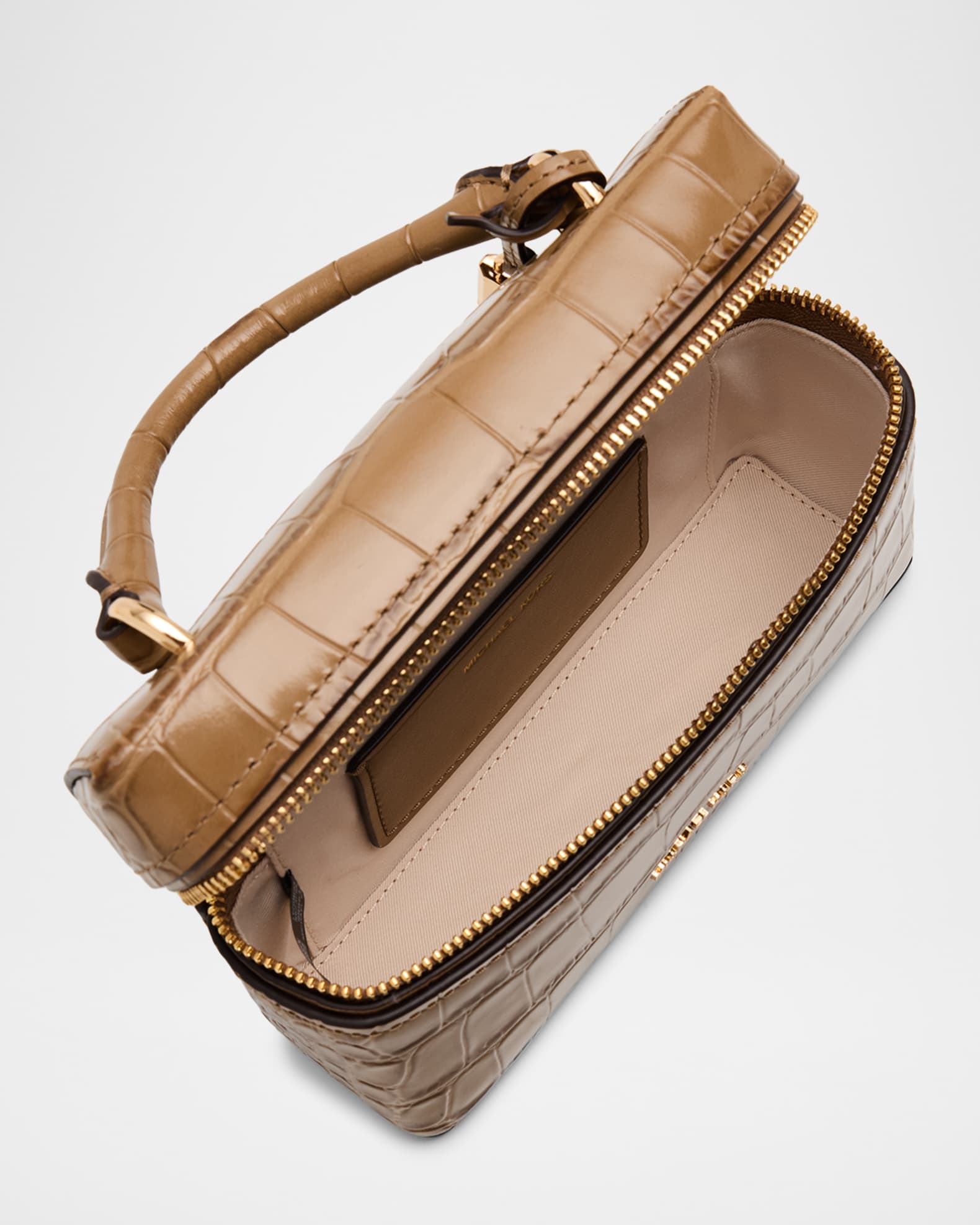 MICHAEL Michael Kors Jana Extra-Small Croc-Embossed Leather