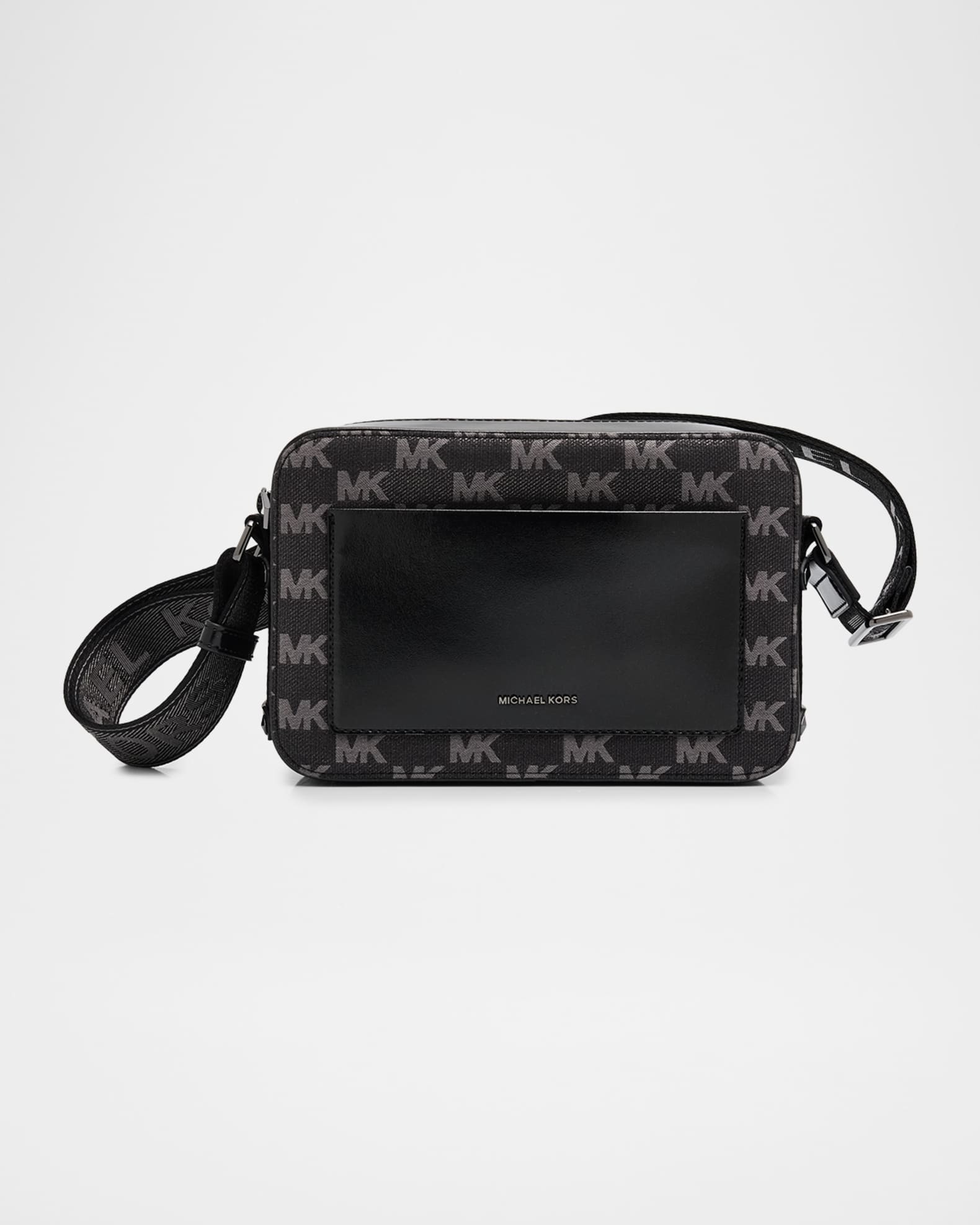 MICHAEL Michael Kors Maeve Large Logo-Print Canvas Shoulder Bag