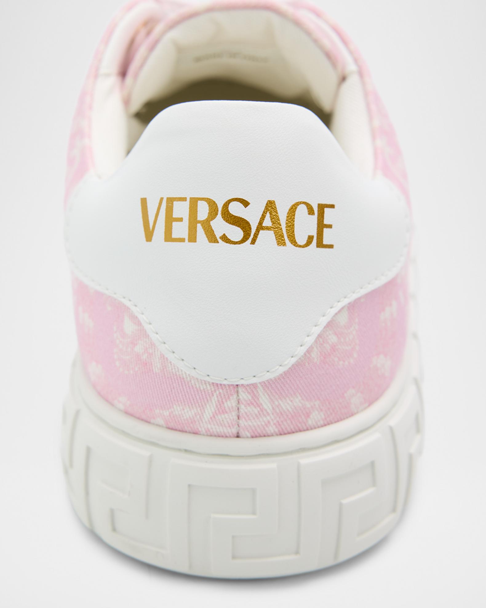 Versace Greca Jacquard Canvas Low-Top Sneakers | Neiman Marcus