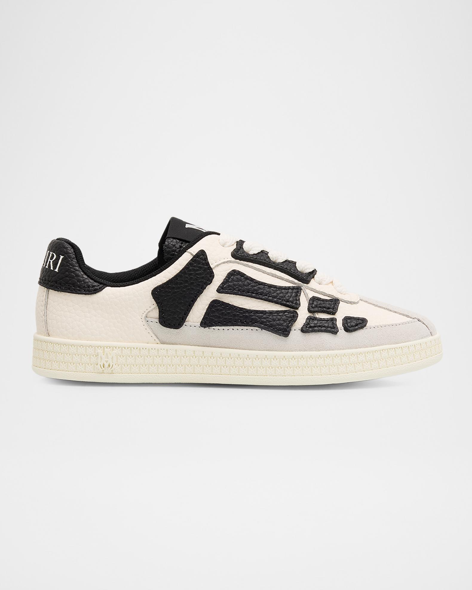 Amiri Kid's Pacific Bones Leather Sneakers, Kids | Neiman Marcus