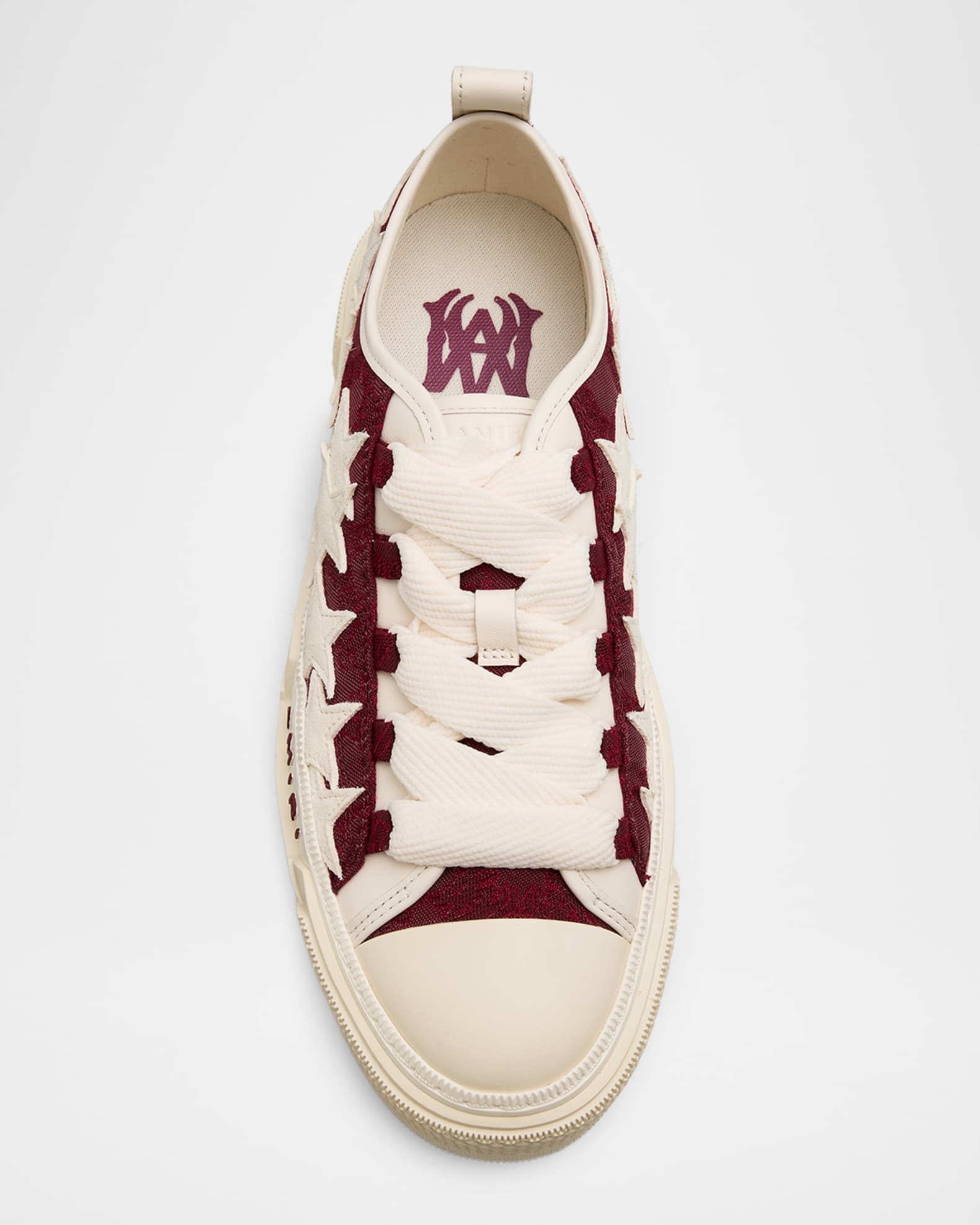 Amiri Stars Low-Top Canvas Sneakers | Neiman Marcus