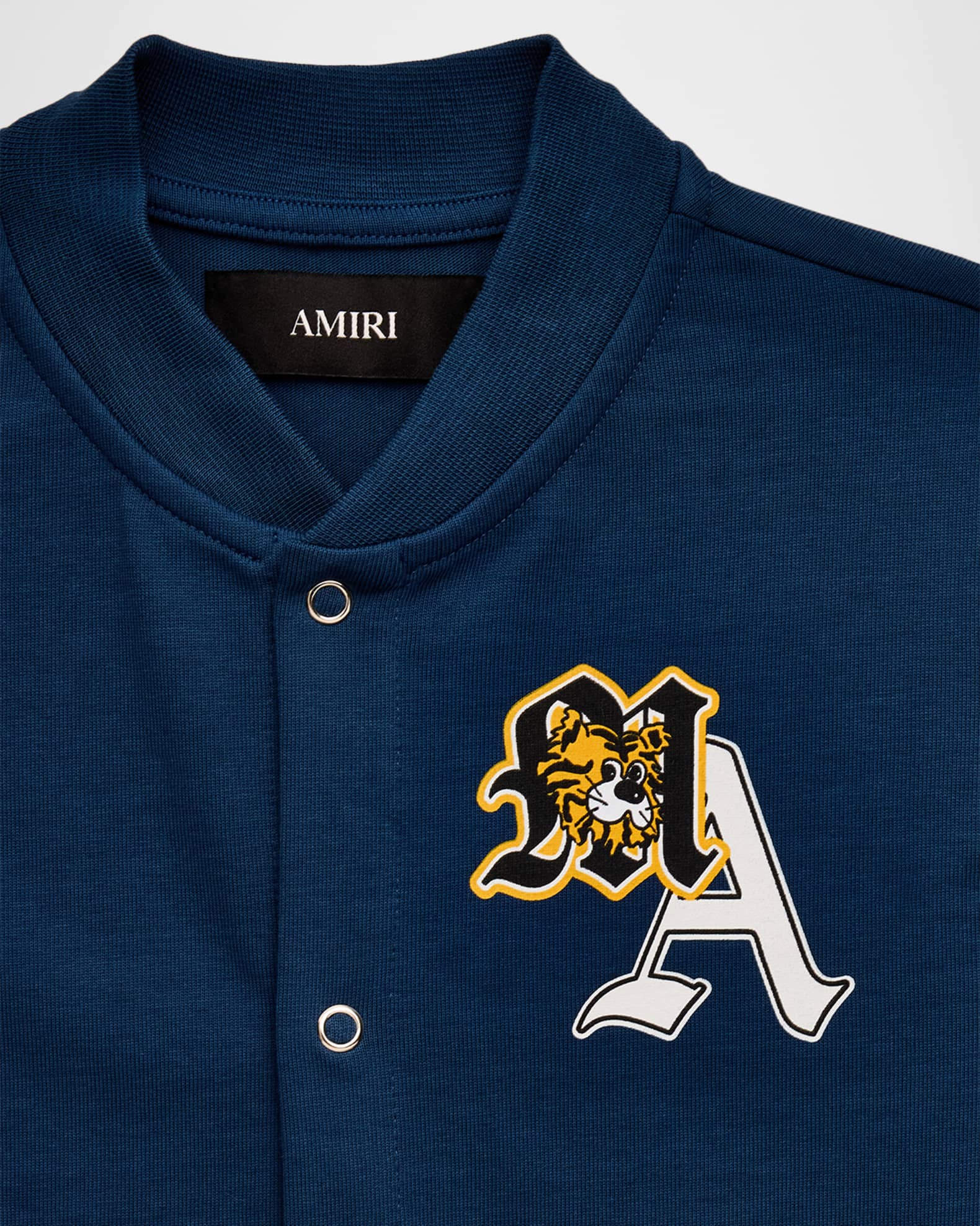 Amiri Kid's Varsity Patch Baseball Shirt, Size 4-12 | Neiman Marcus