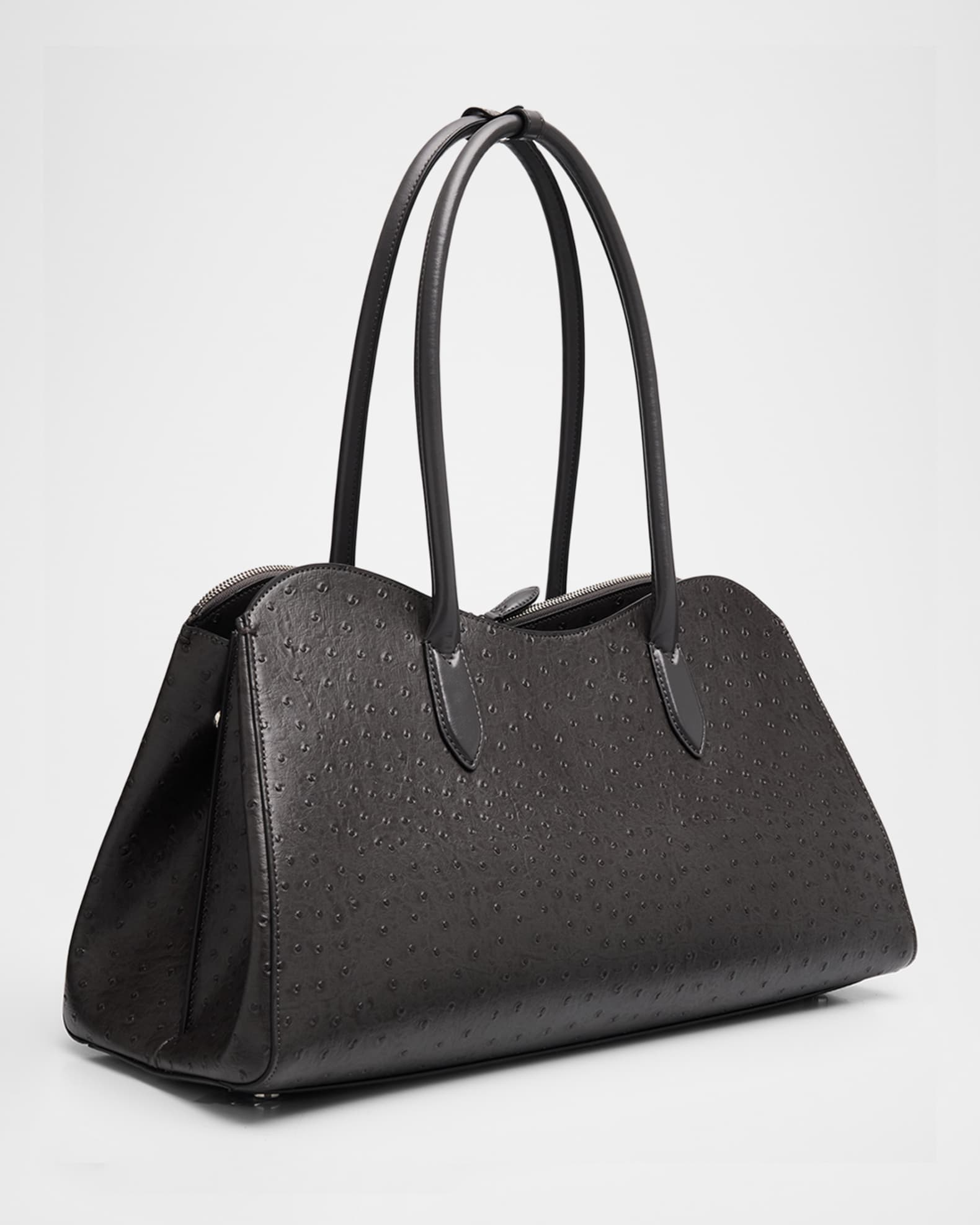 Skagen Genuine Leather Collection, Stella Genuine Leather Handbag (Black