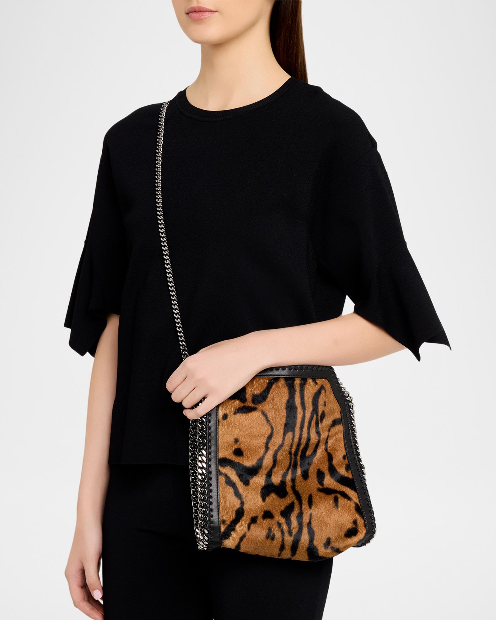 Stella McCartney Falabella Mini Vegan Animal-Print Tote Bag