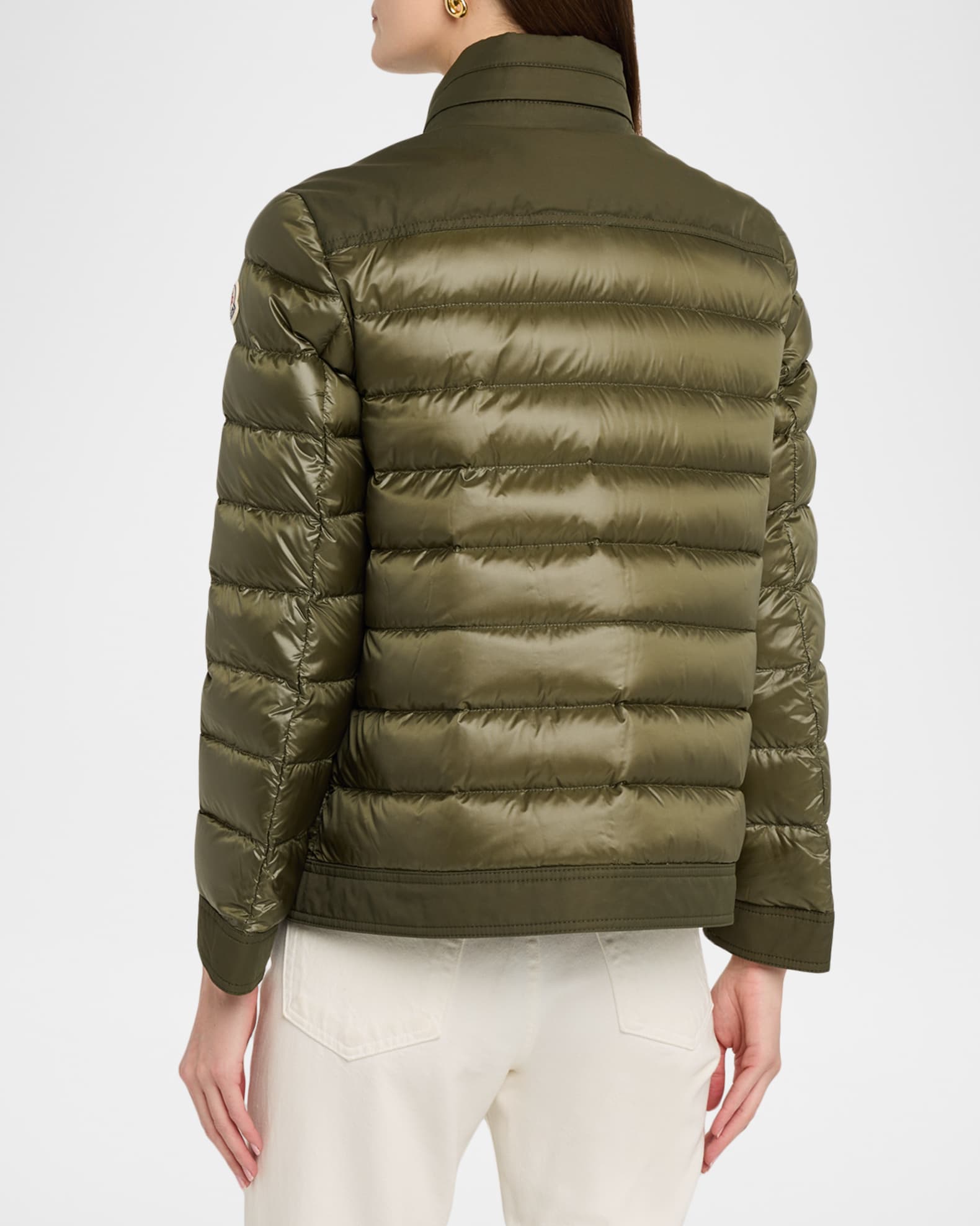 Moncler Origan Short Down Jacket | Neiman Marcus