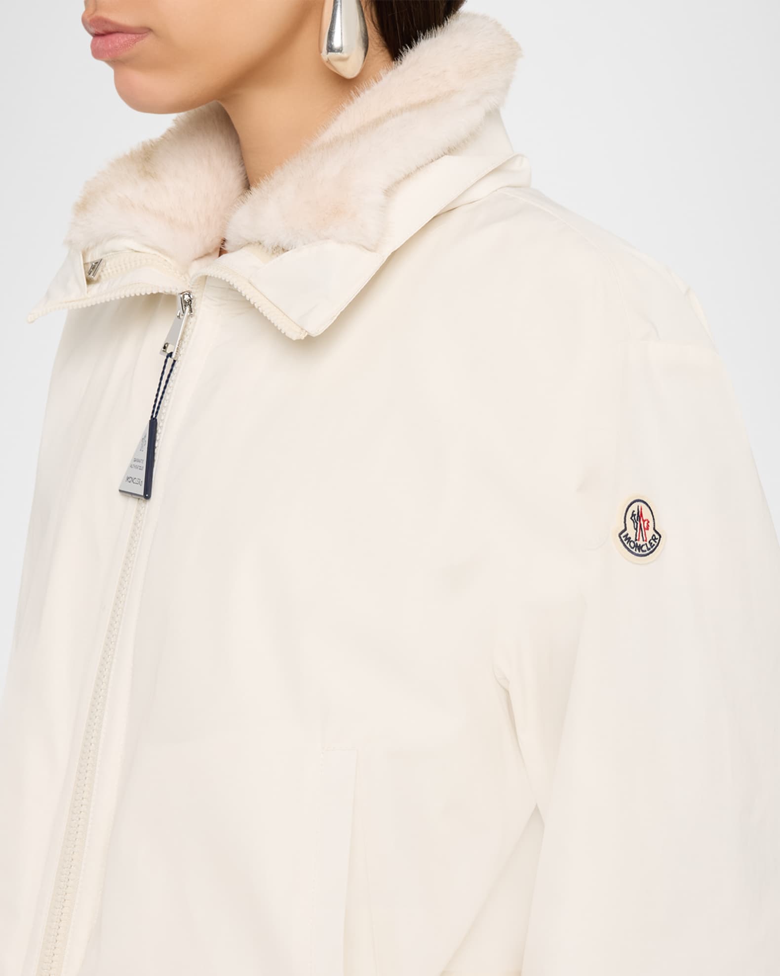 Moncler Pervenche 3-in-1 Short Down Jacket | Neiman Marcus