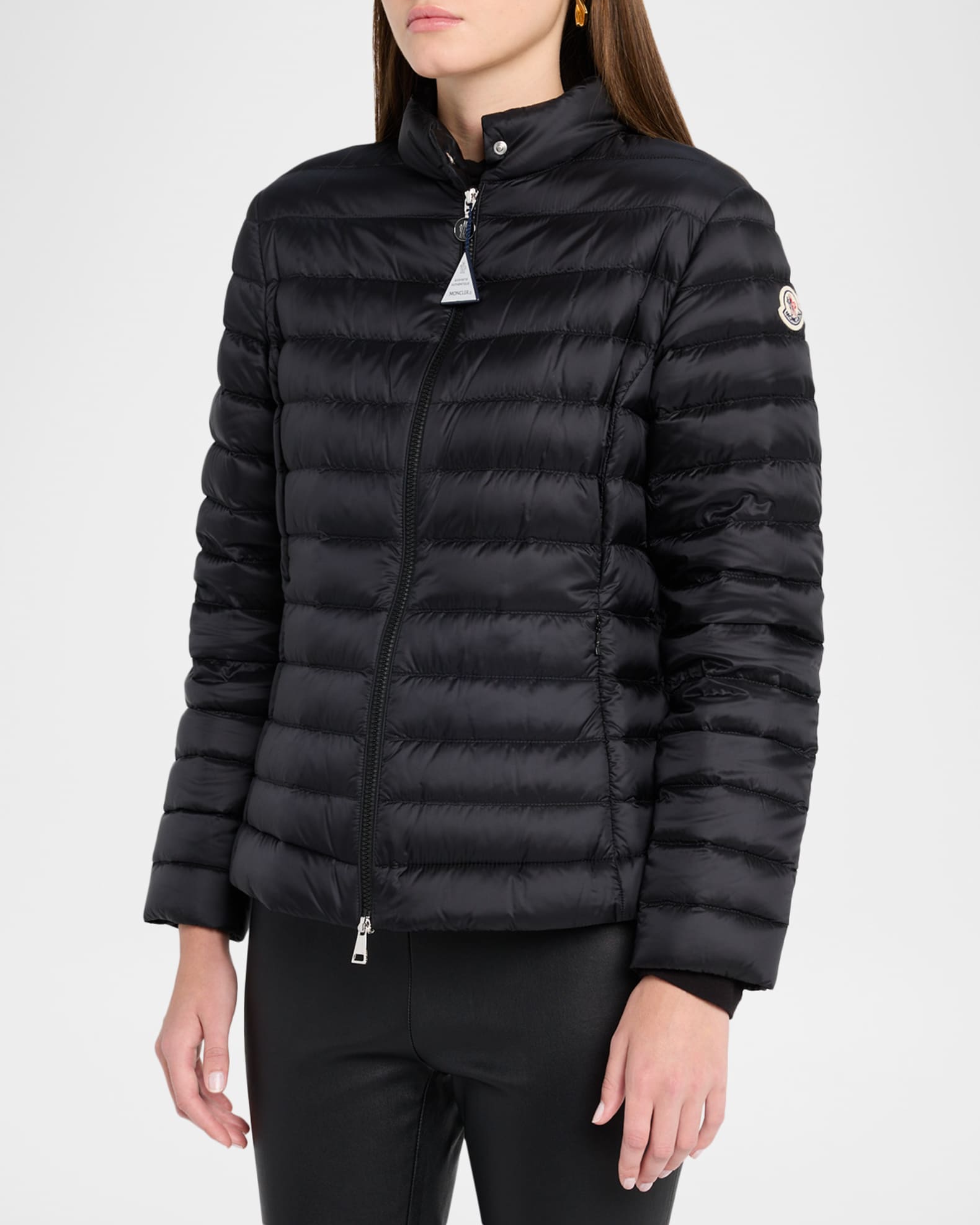 Moncler Igelle Slim Short Down Jacket | Neiman Marcus