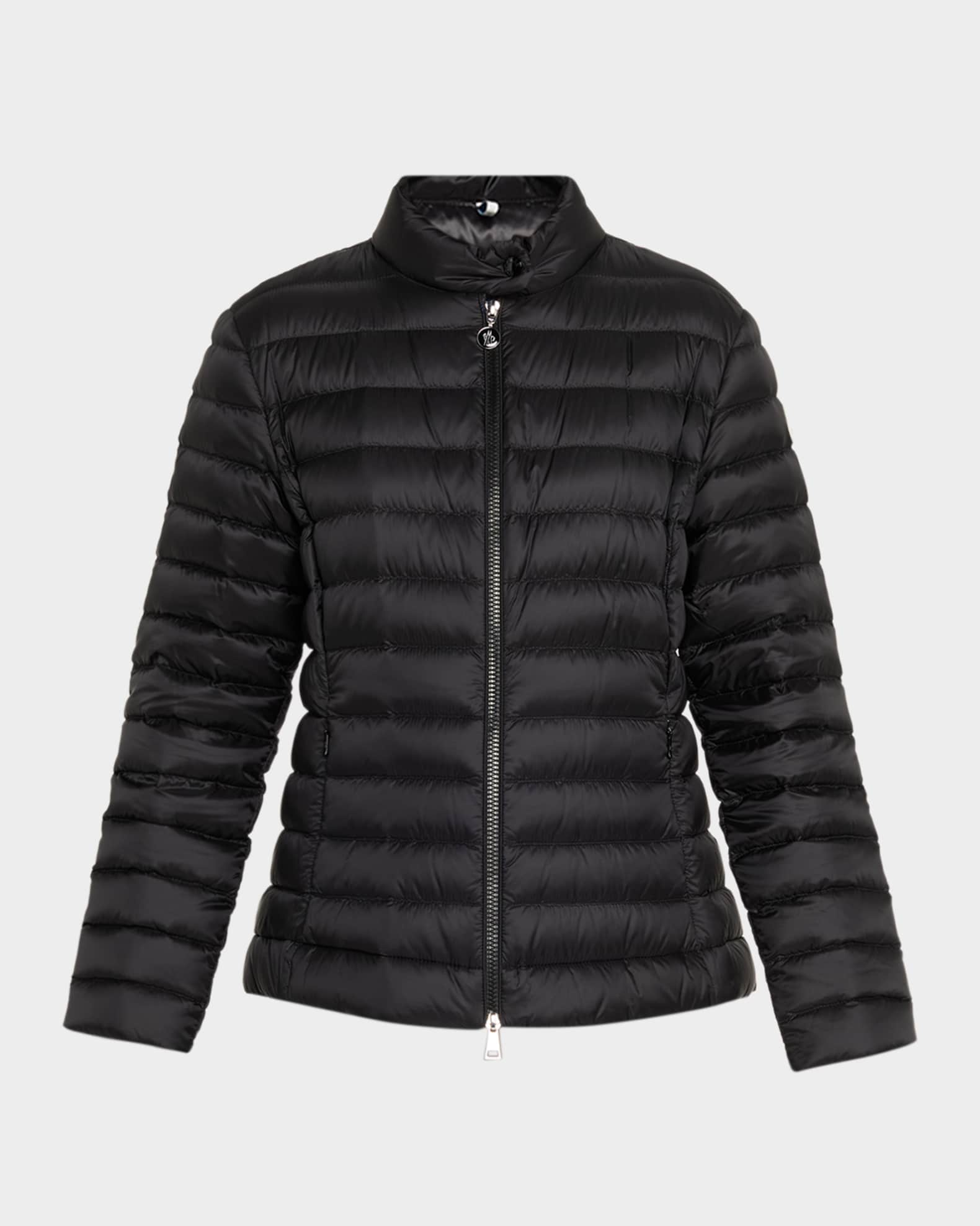 トップス MONCLER XS BLACK Moncler Igelle Slim Short Down Jacket | Neiman Marcus