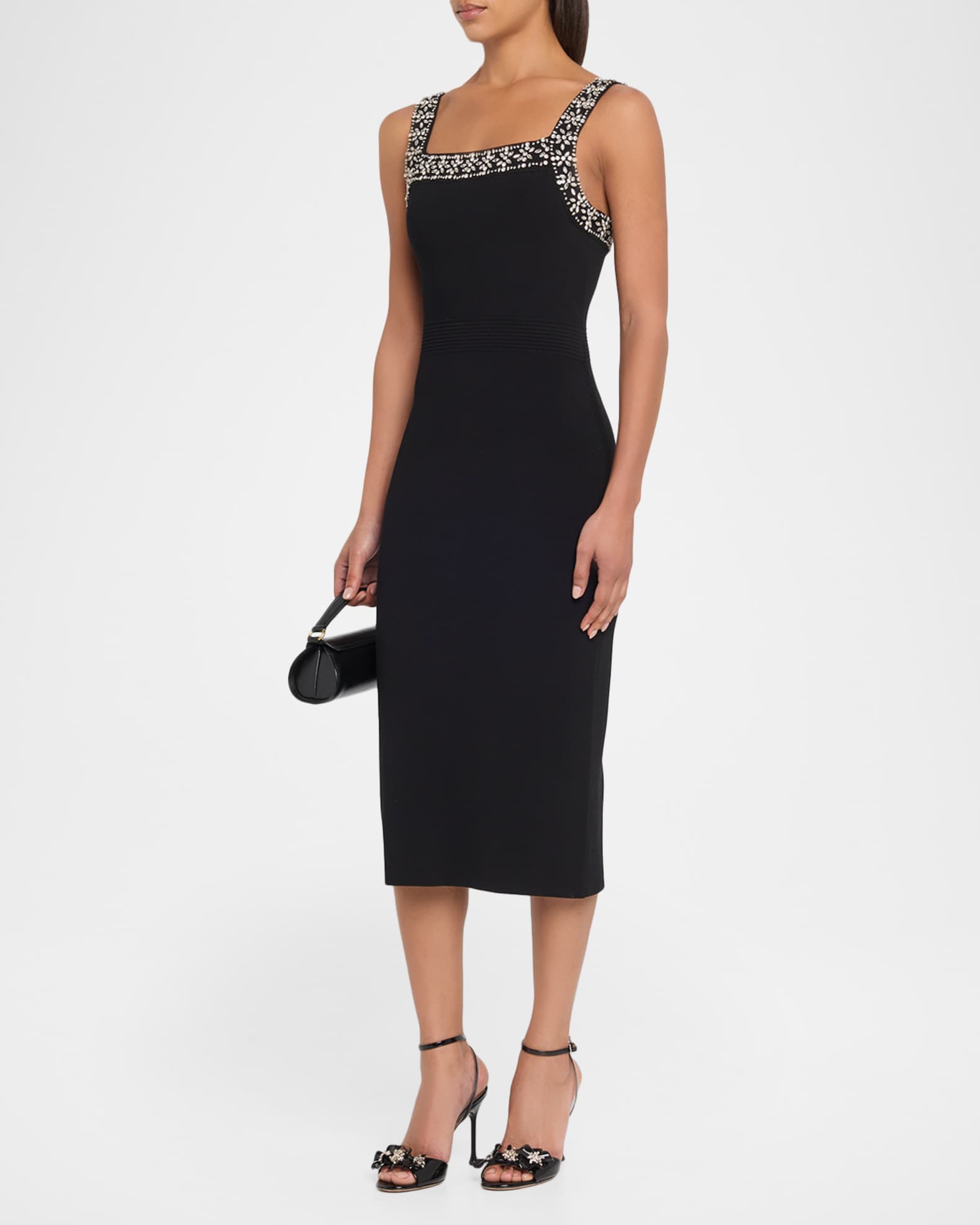 SIMKHAI Maude Embellished Midi Dress | Neiman Marcus