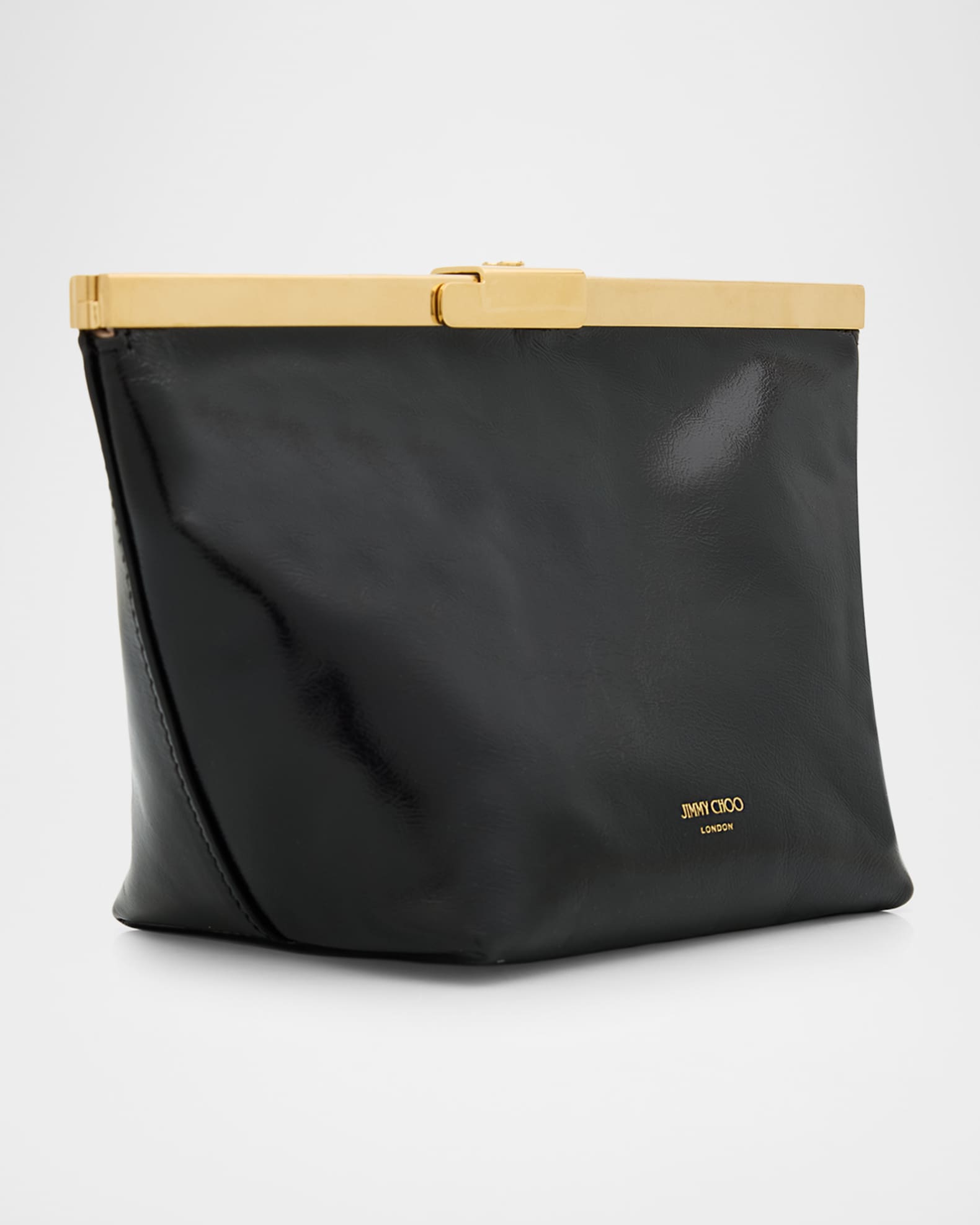 Jimmy Choo Ganache Leather Shoulder Bag | Neiman Marcus