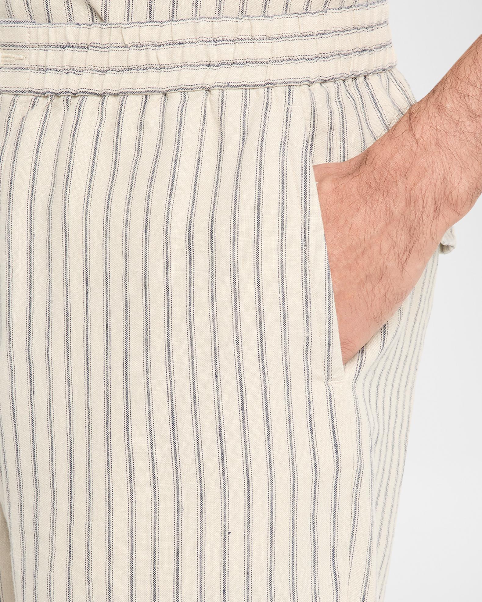 Vince Men's Ballstone Stripe Hemp Shorts | Neiman Marcus