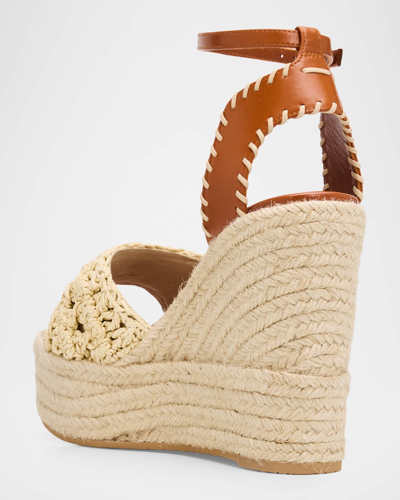 Versace 120mm La Medusa Espadrille Platform Sandals | Neiman Marcus