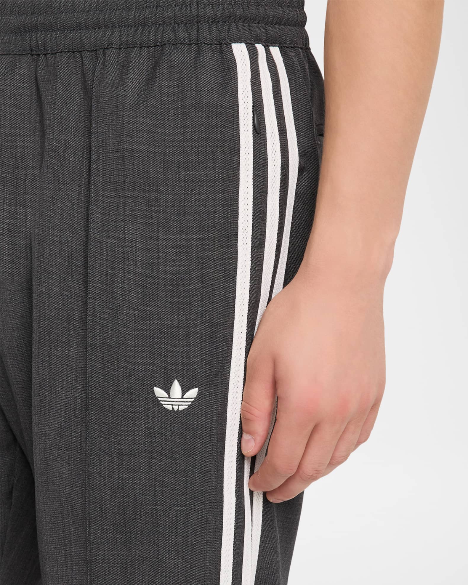 Adidas x Wales Bonner Men's Wool-Blend Track Pants | Neiman Marcus