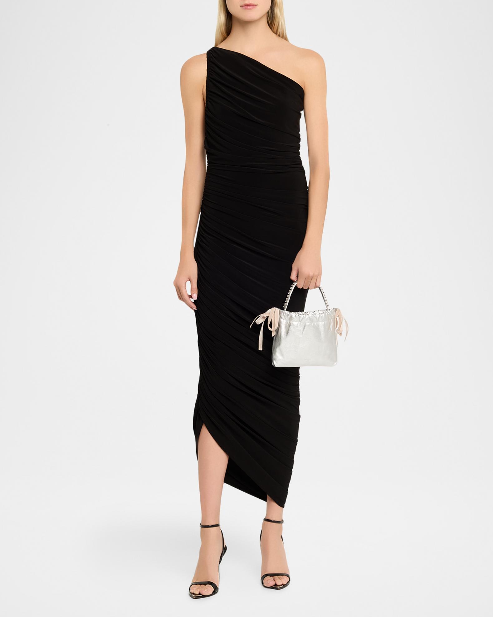Jimmy Choo Mini Metallic Leather Top-Handle Bag | Neiman Marcus