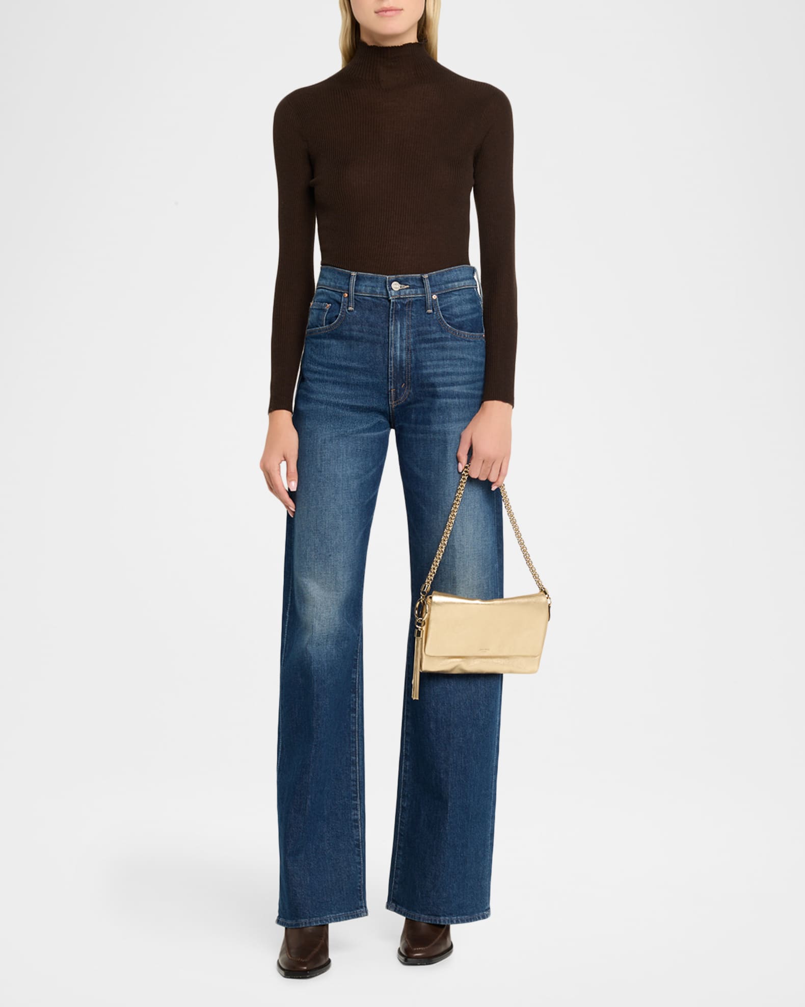 Jimmy Choo Callie Metallic Leather Shoulder Bag | Neiman Marcus