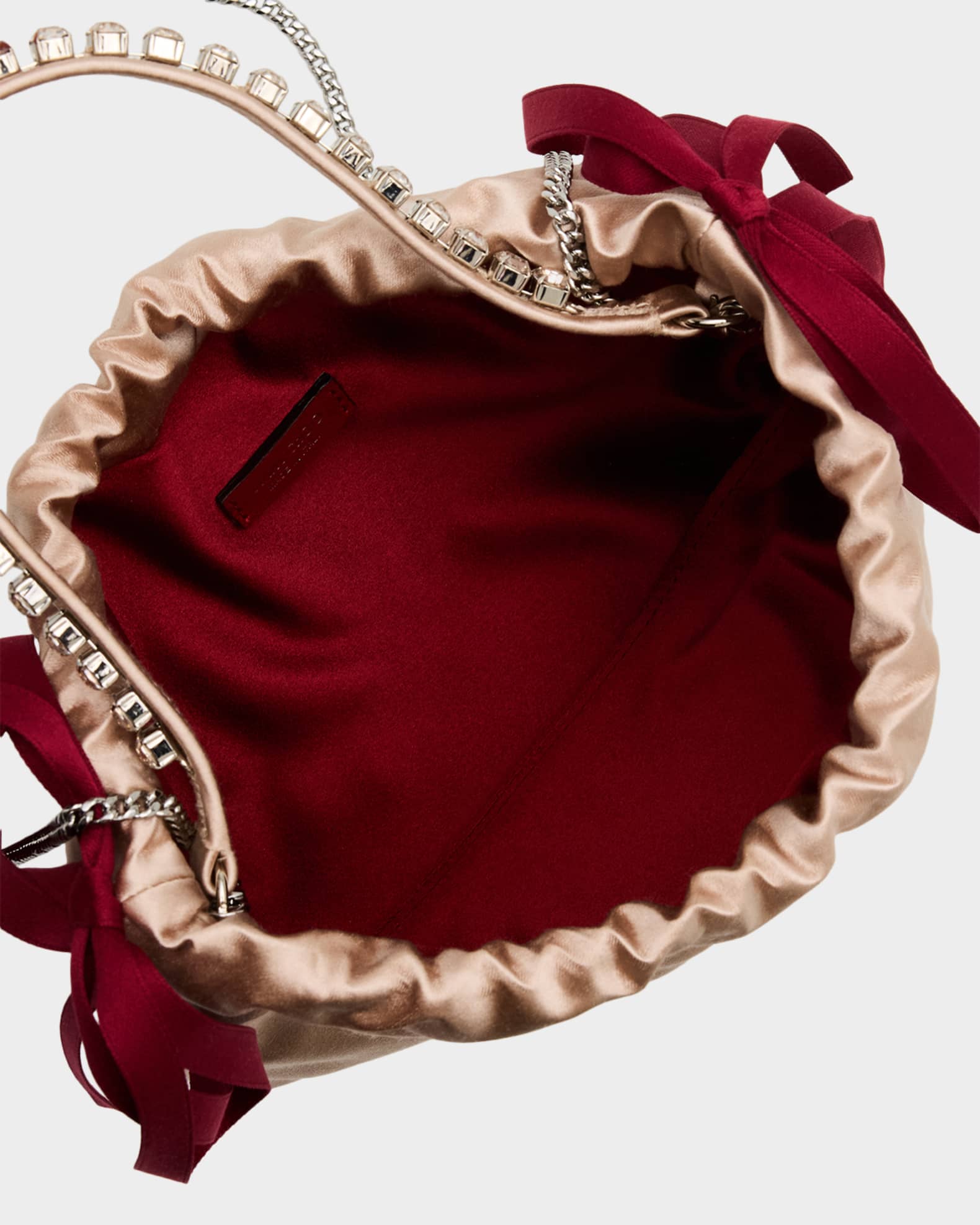 Jimmy Choo Drawstring Mini Top-Handle Bag | Neiman Marcus
