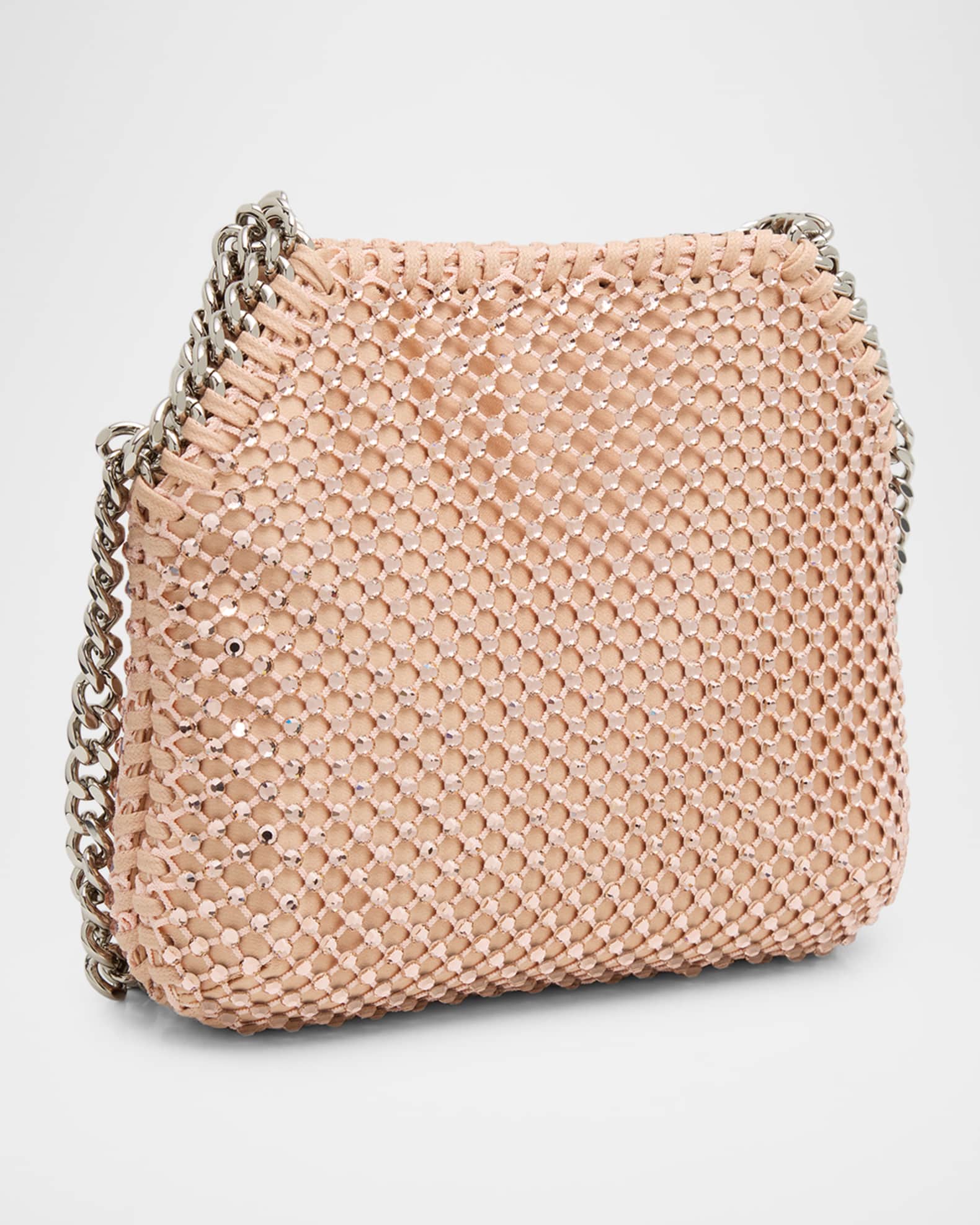 Stella McCartney Falabella Mini Crystal Mesh Tote Bag | Neiman Marcus