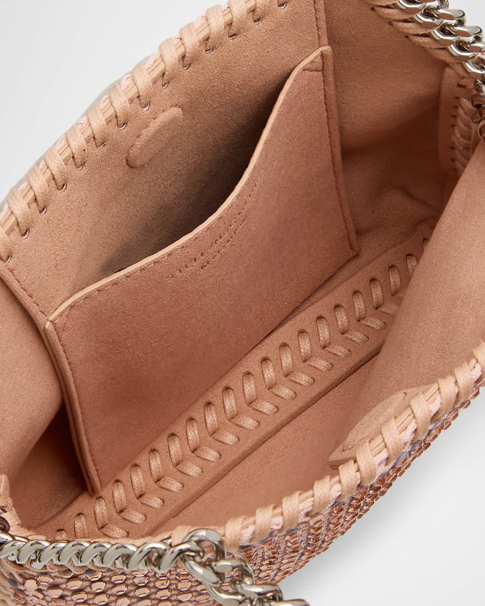 Stella McCartney Falabella Mini Crystal Mesh Tote Bag | Neiman Marcus