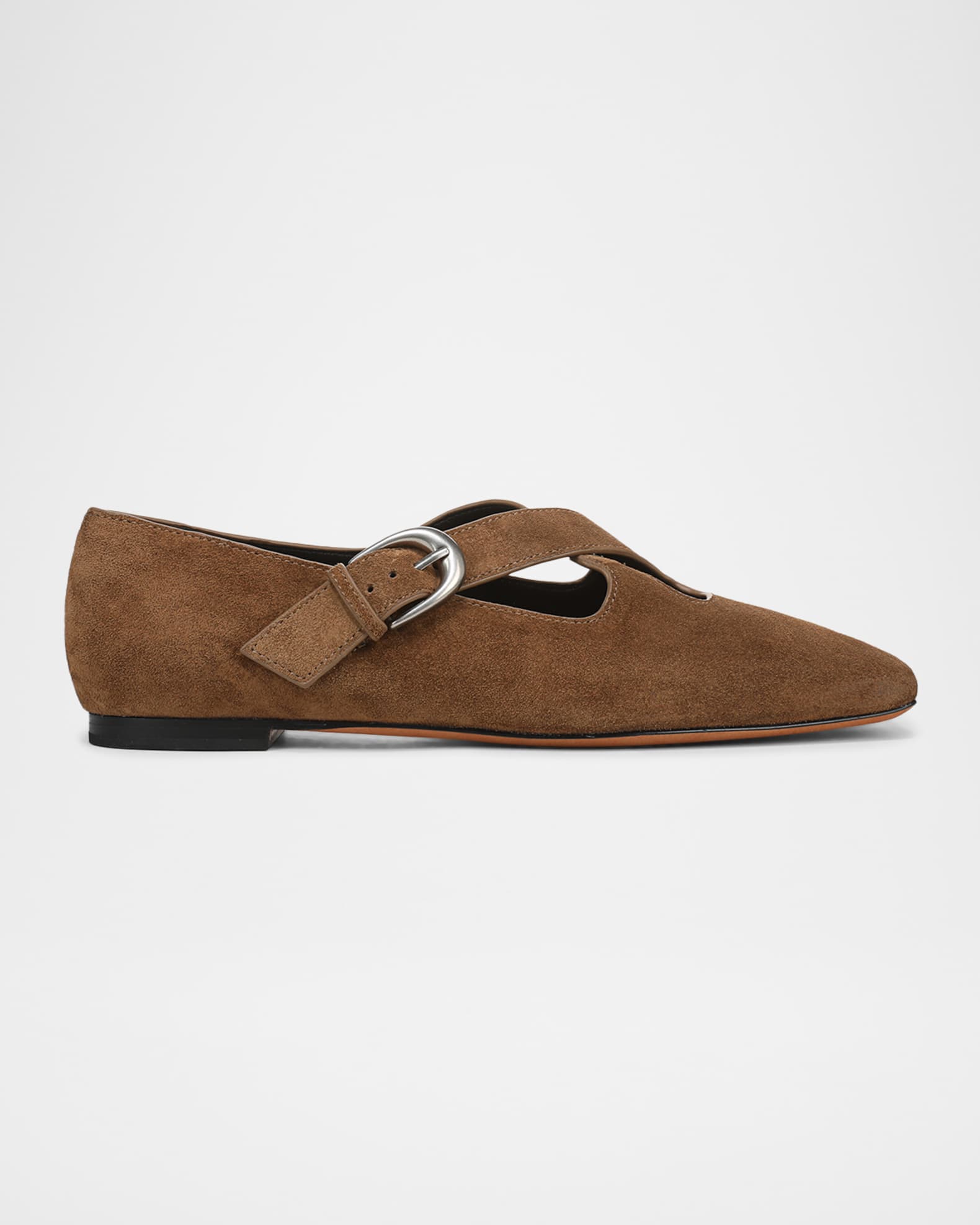 Vince Cici Suede Crisscross Ballerina Flats | Neiman Marcus