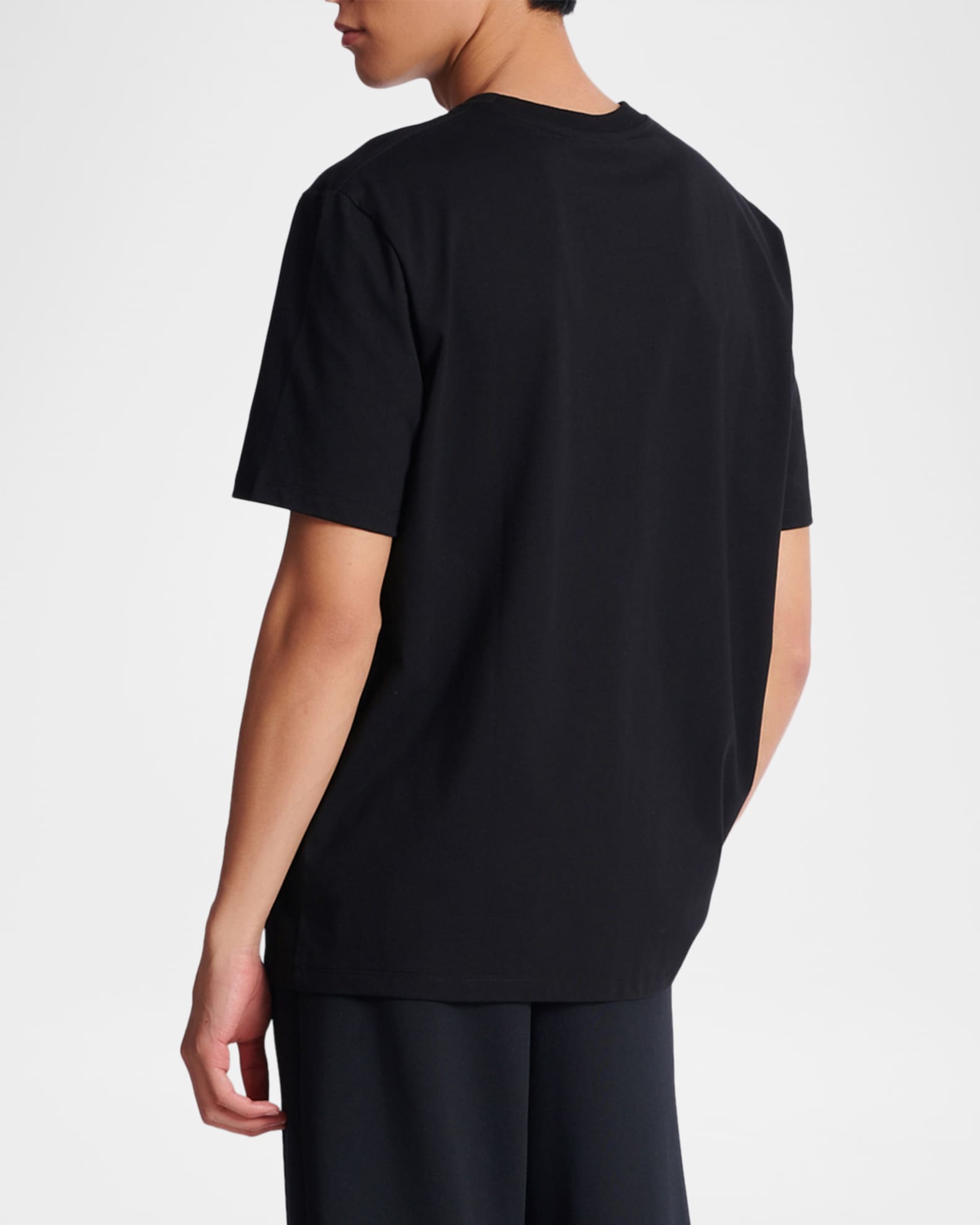 Balmain Men's Cotton Logo Crewneck T-Shirt | Neiman Marcus