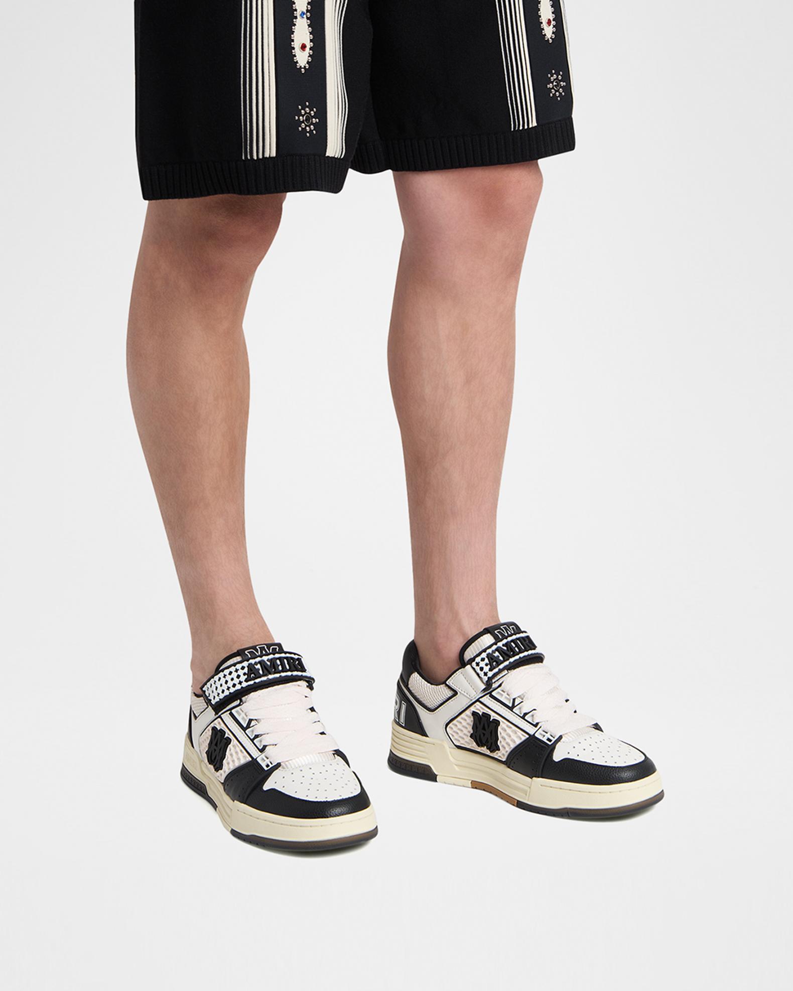 mamerin ♪ Amiri Men's Ma Skyline Mesh and Leather Low-Top Sneakers | Neiman