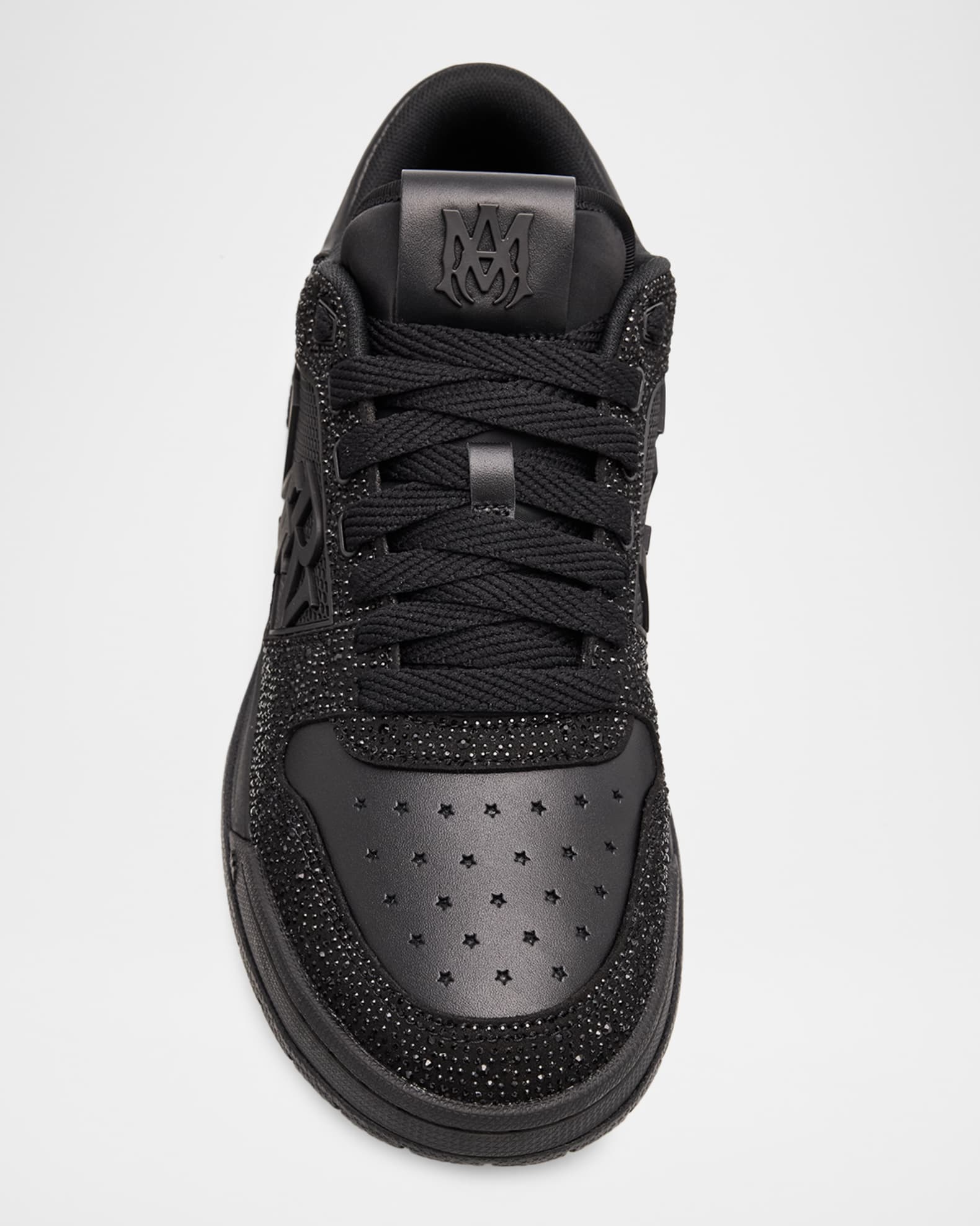 Amiri Men's Crystal Classic Low Leather Low-Top Sneakers | Neiman Marcus