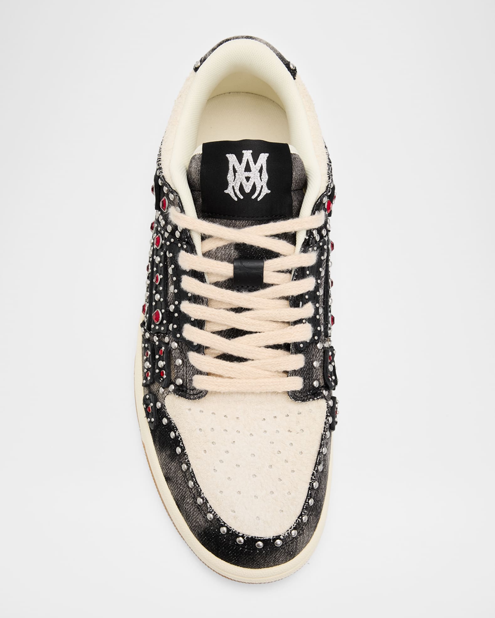Amiri Men's Stud Skel Low-Top Sneakers | Neiman Marcus