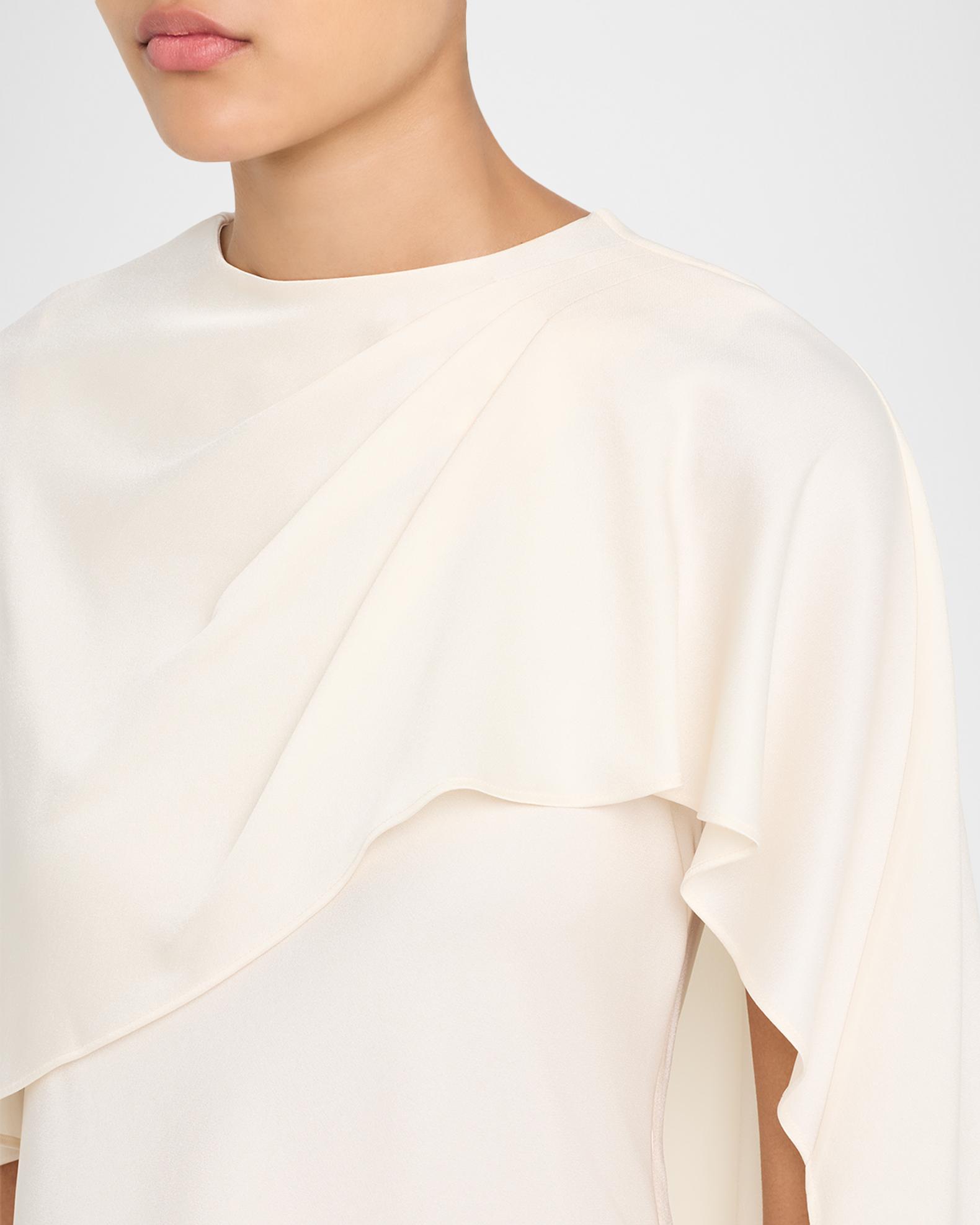 SIMKHAI Eliora Satin Cape Top | Neiman Marcus