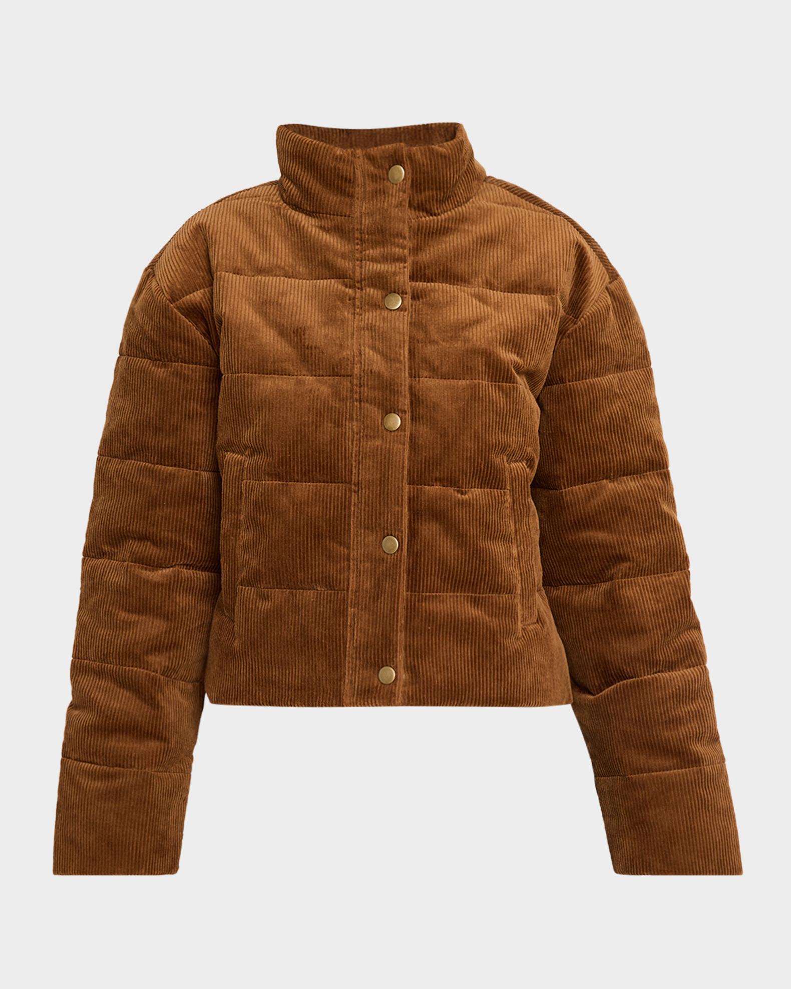 PAIGE Astor Corduroy Puffer Jacket | Neiman Marcus