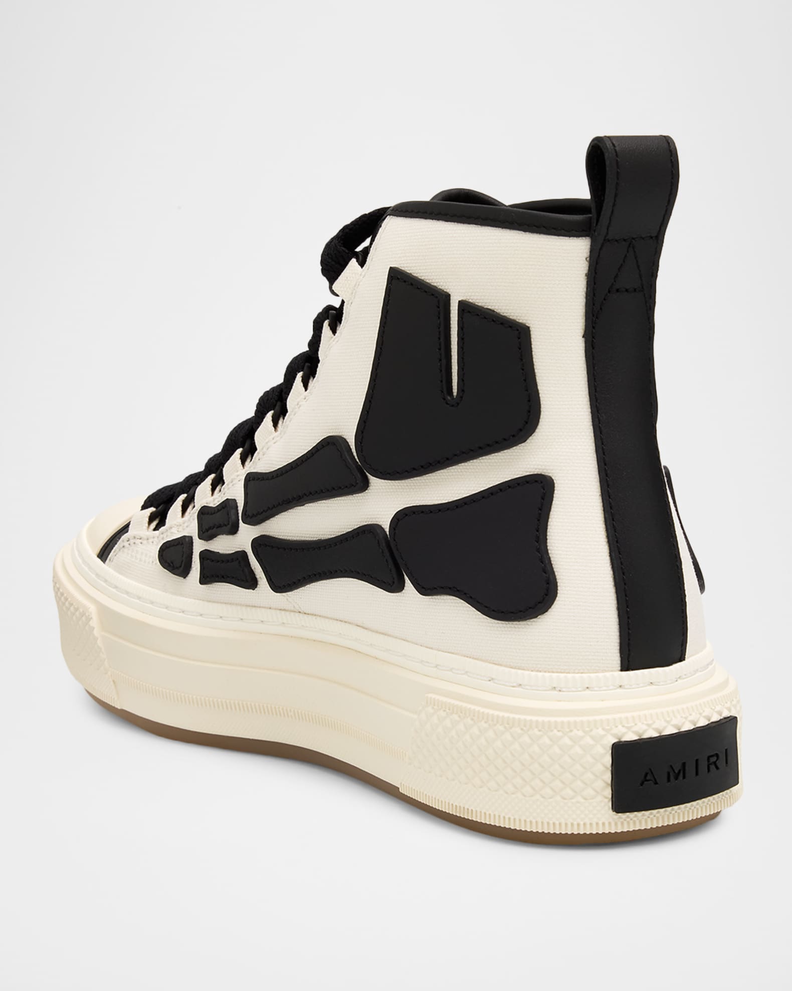 Amiri Men's Skel Court Hi Canvas & Leather High-Top Sneakers
