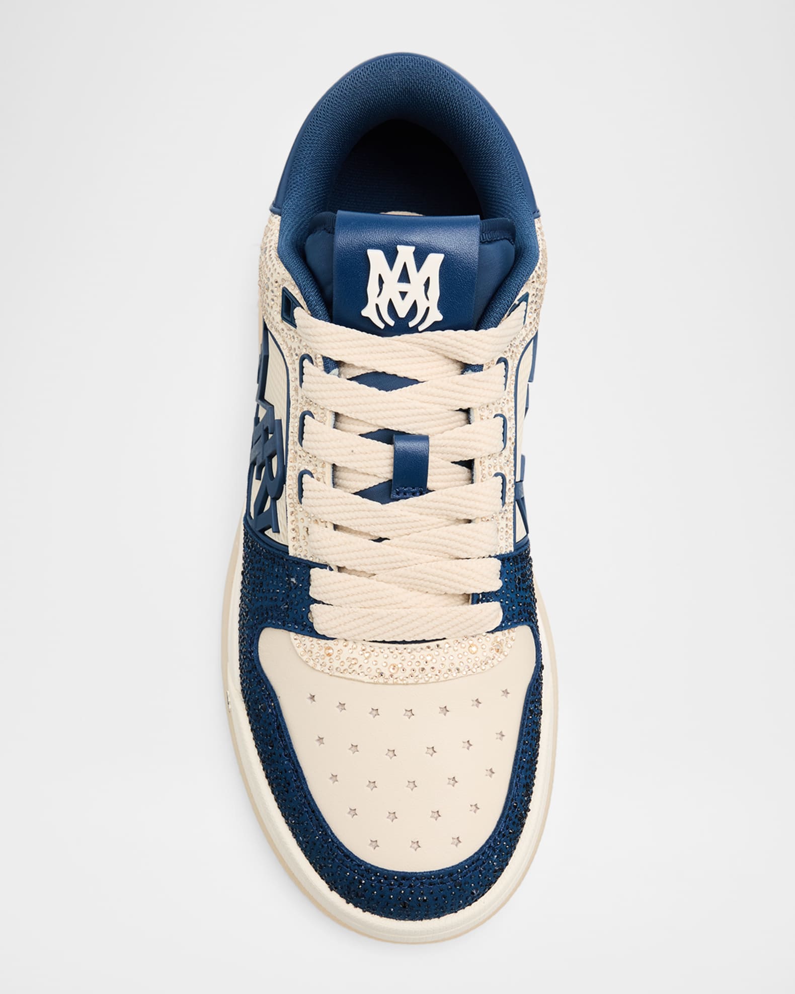 Amiri Men's Crystal Classic Low Leather Low-Top Sneakers | Neiman