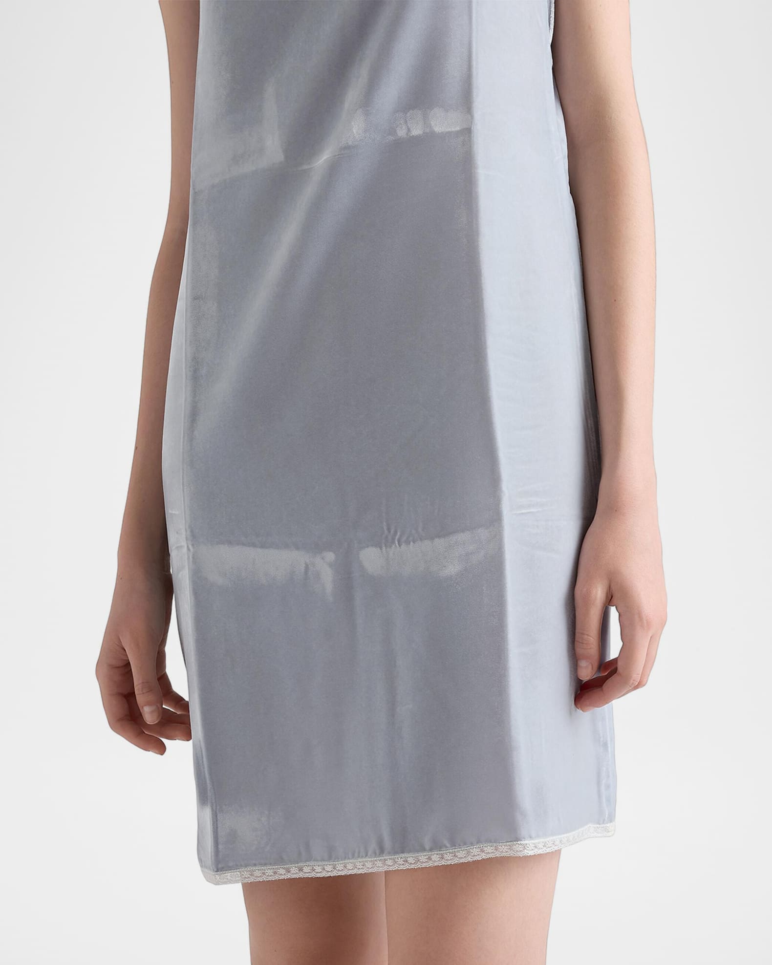 grey velvet slip dress FREE PEOPLE Charcoal Gray Spliced Stretch Velvet Slip Maxi Dress XS