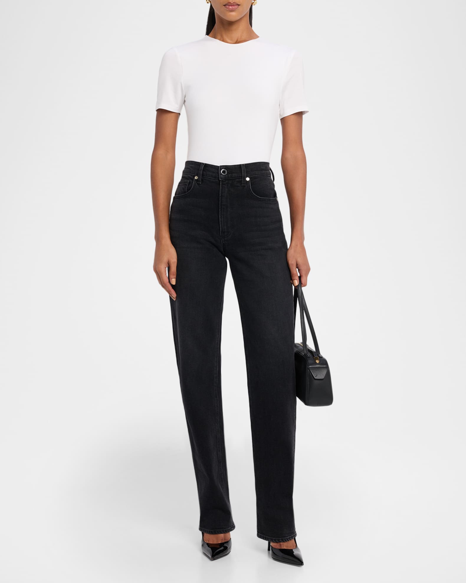 Veronica Beard Harley Arc-Leg Jeans | Neiman Marcus