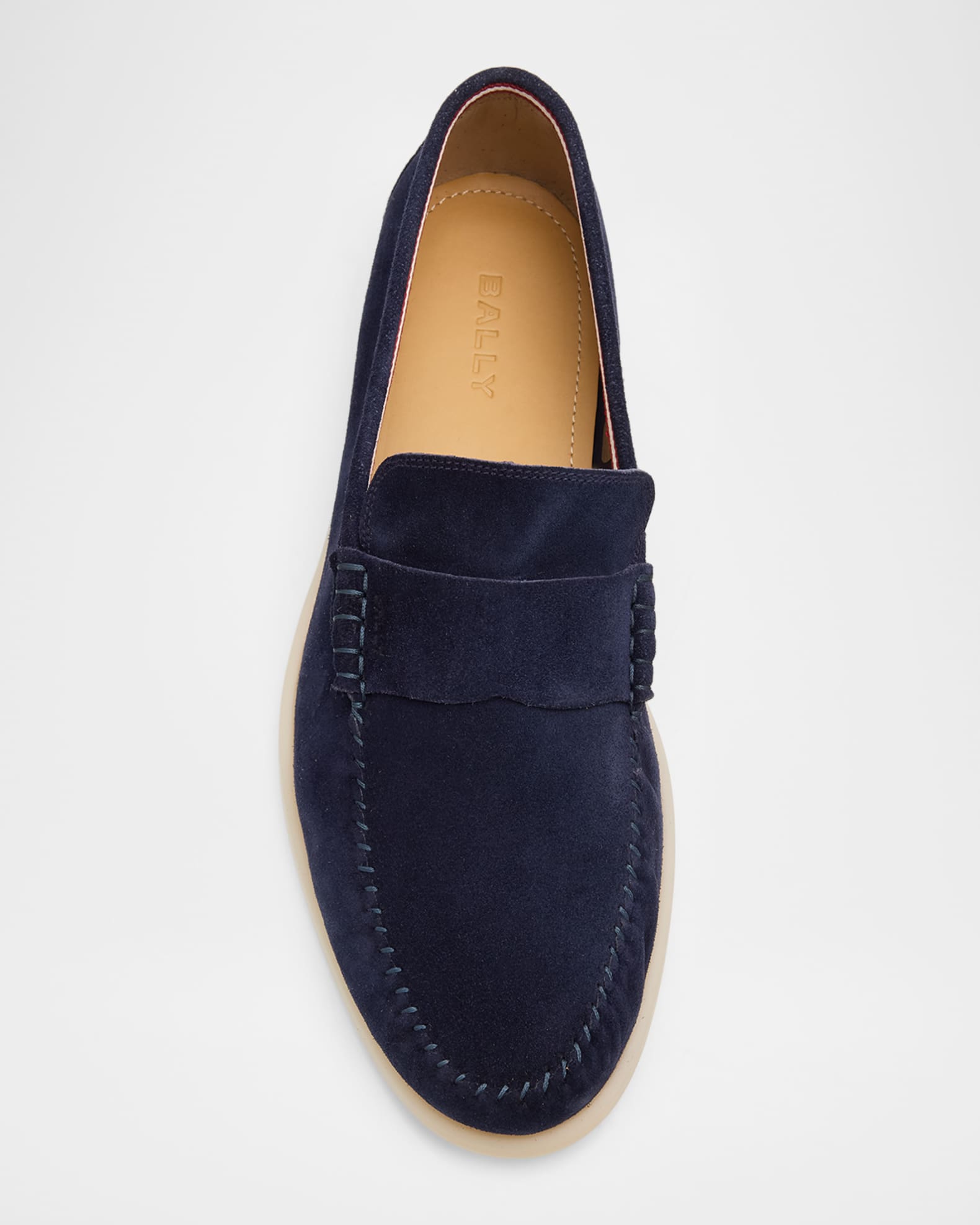Bally Men's Switz Moc Suede Moccasins | Neiman Marcus