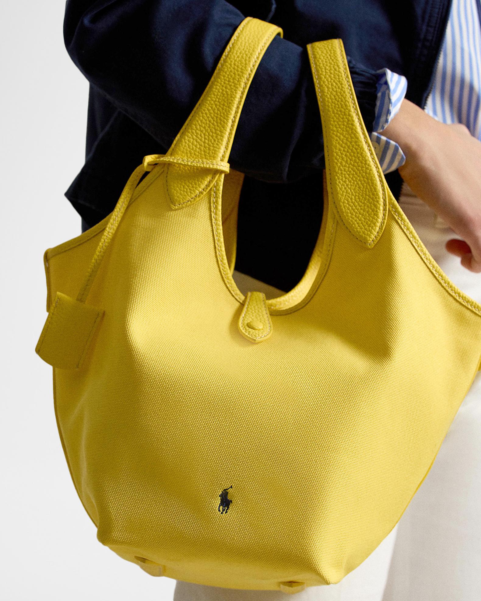 Polo Ralph Lauren Polo Play Canvas and Leather Tote Bag | Neiman