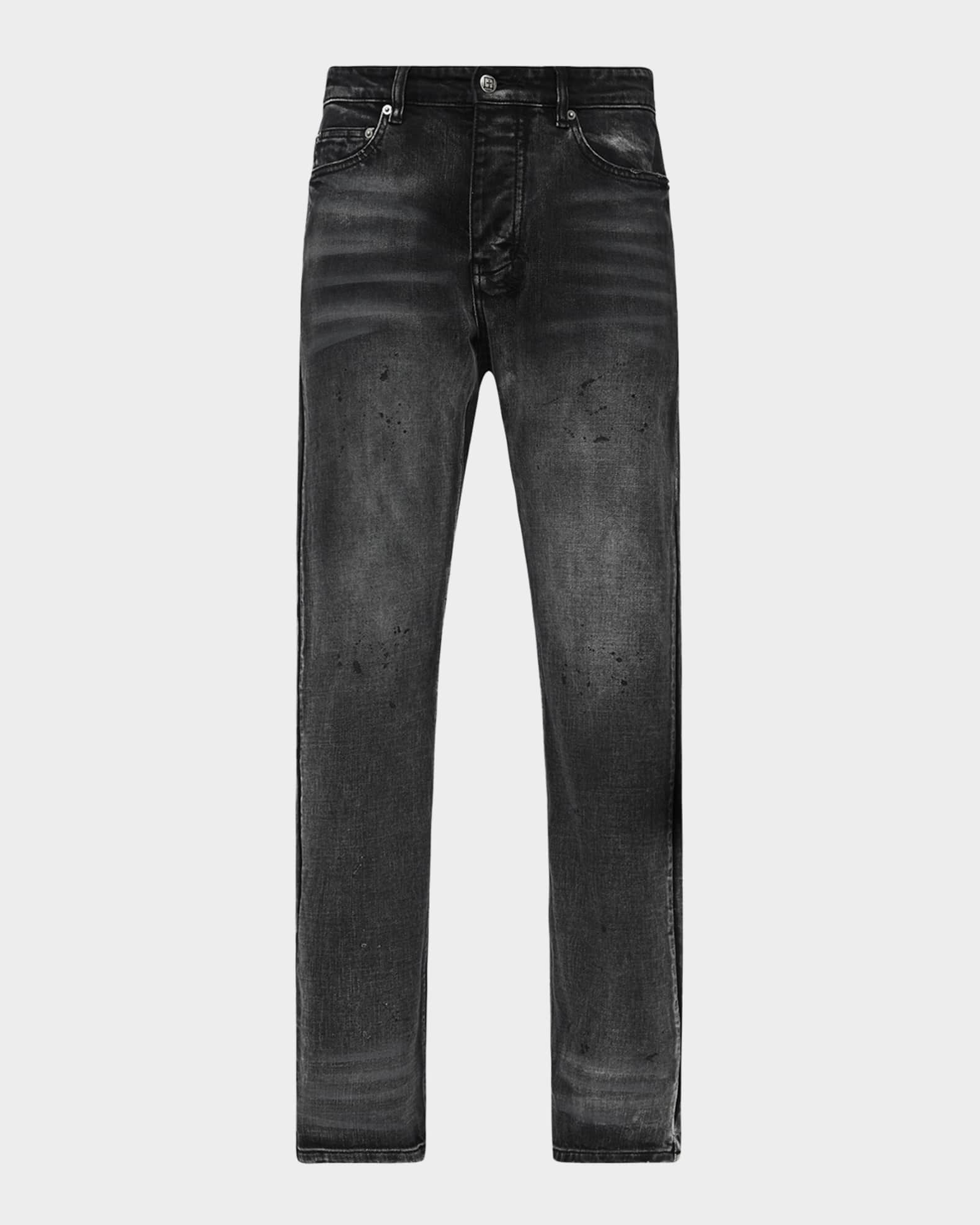 Ksubi Men's Chitch Carbon Black Slim Jeans | Neiman Marcus