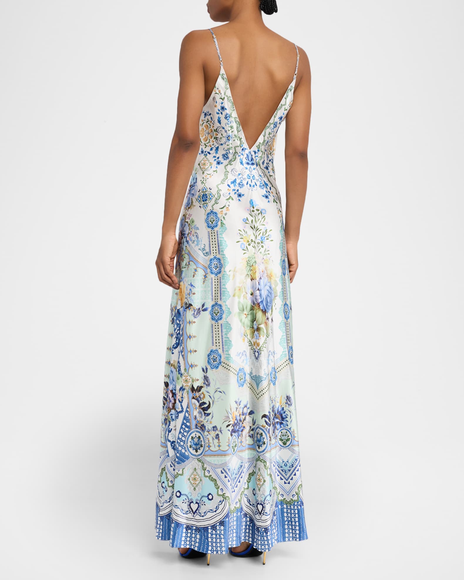 chinese dress ladies to My Heart Satin Backless Maxi Dress ‍ Mermaid Way Ivory / L main image 1