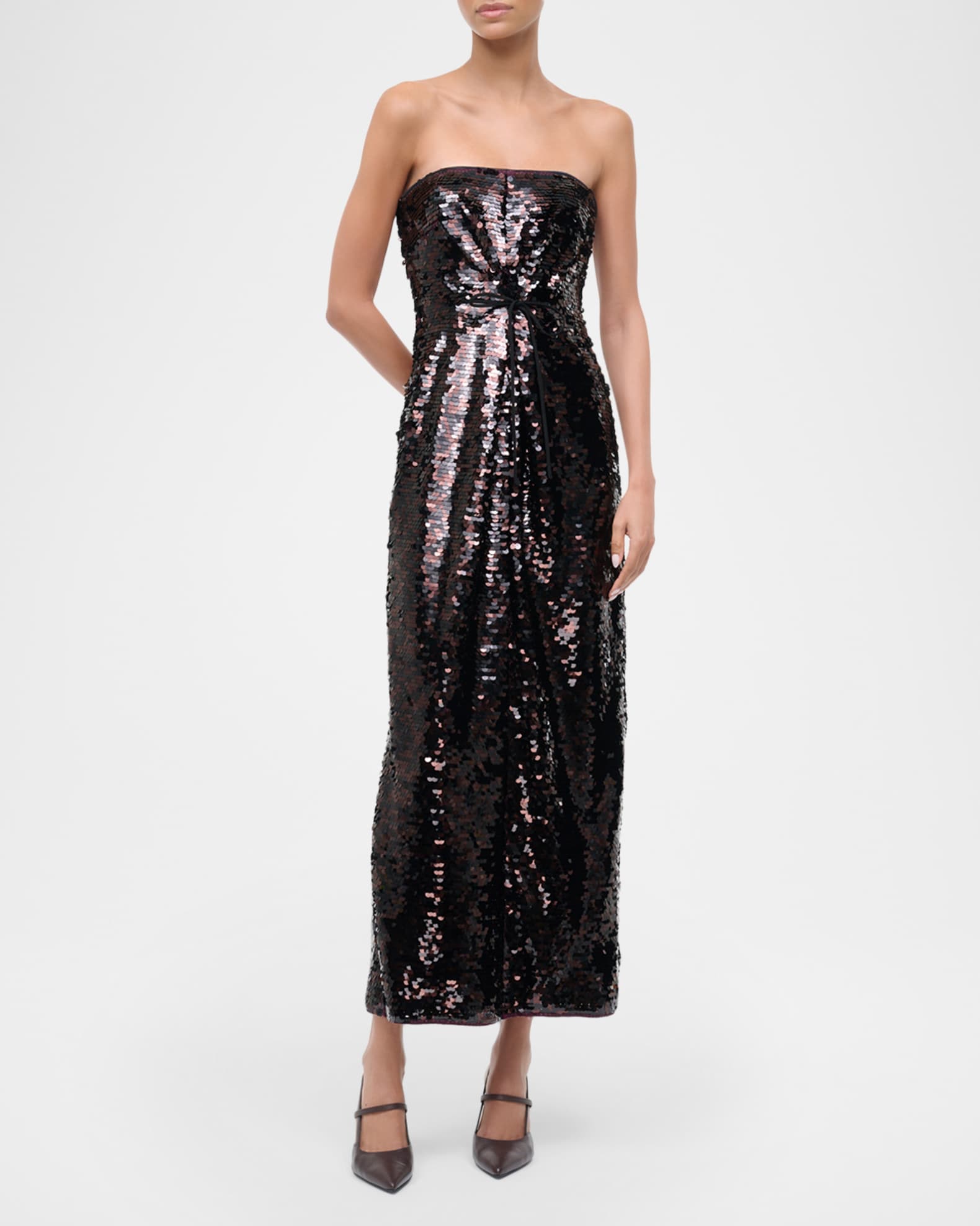 knee length dresses for ladies The Cece Maxi Dress in Alabaster