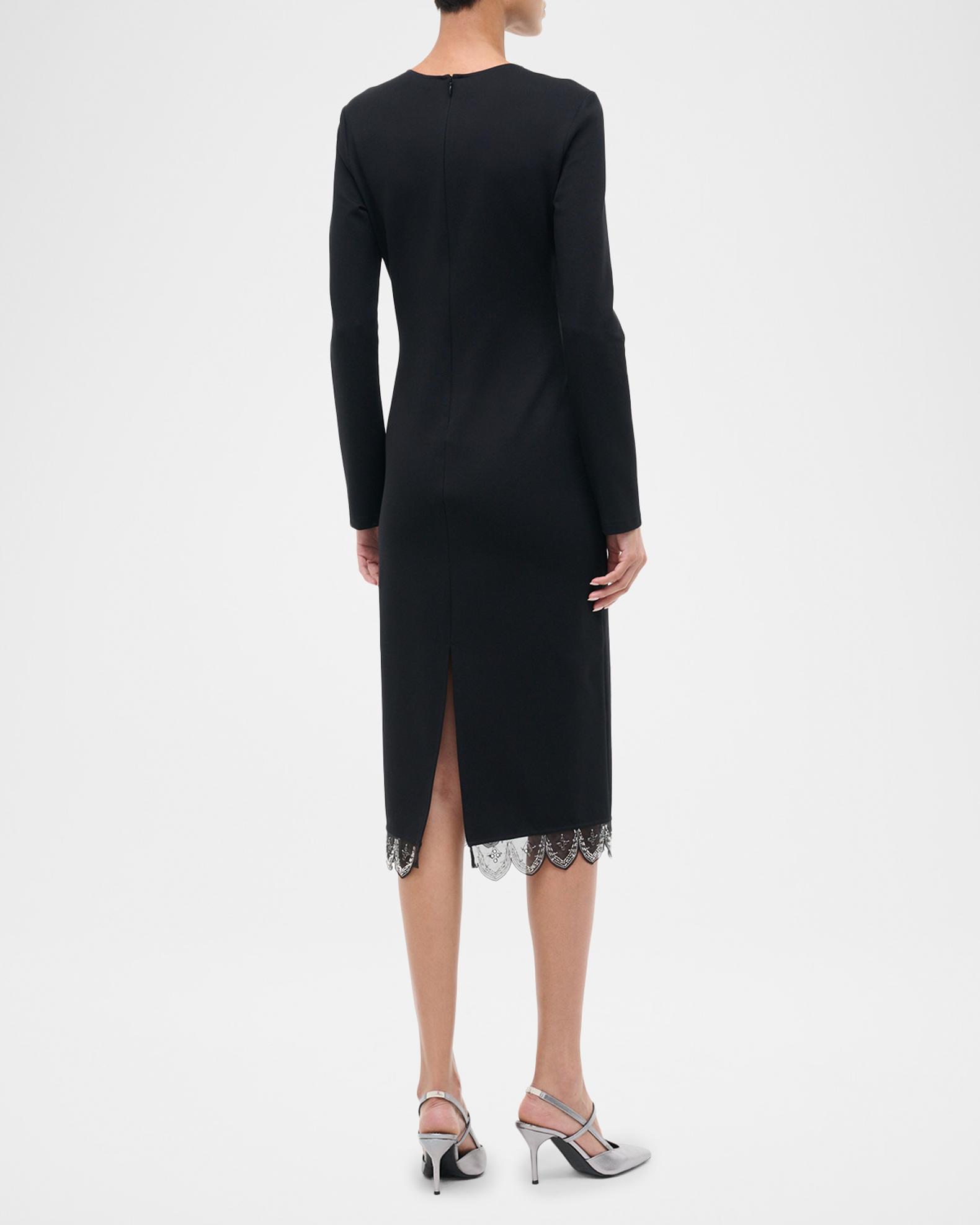 staud black dress STAUD Mini Ilana Dress Black
