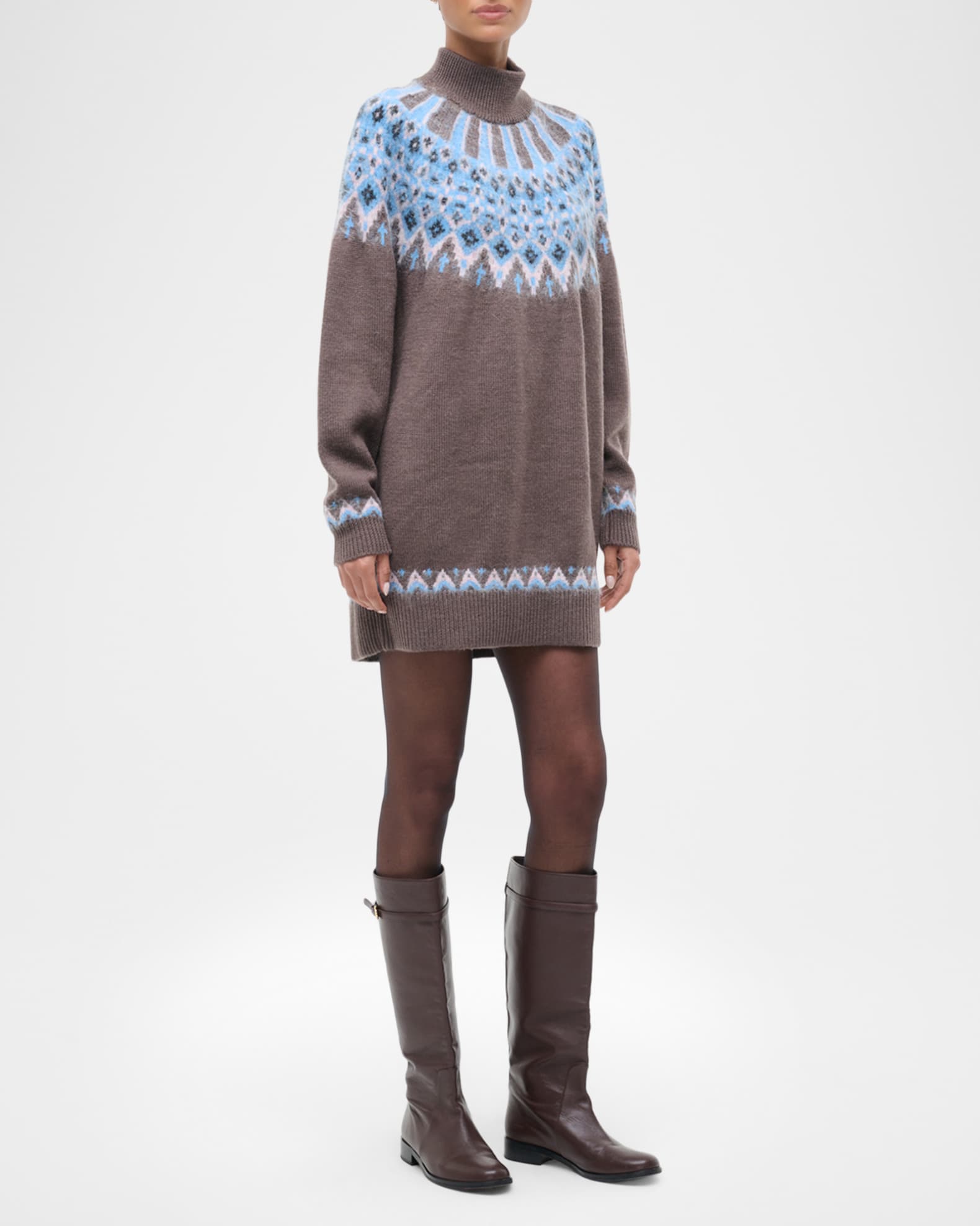 Staud Liza Sweater Dress Banff