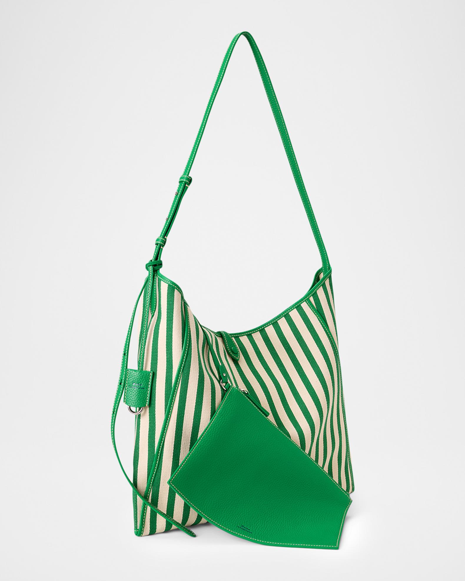 Polo Ralph Lauren Polo Play Striped Canvas Messenger Bag | Neiman