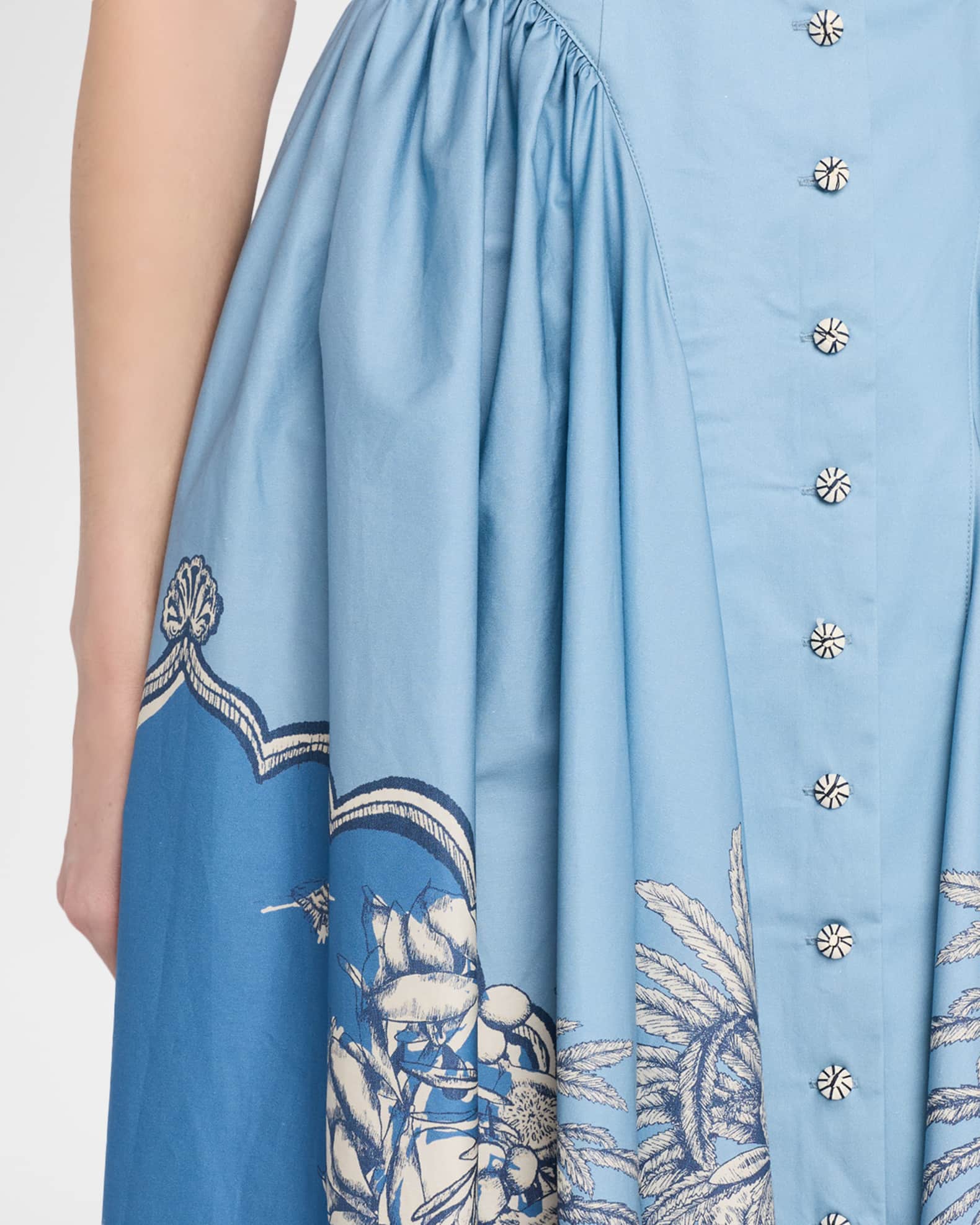 alemais clam embroidered dress ALEMAIS~ Hazel embroidered midi dress main image 0