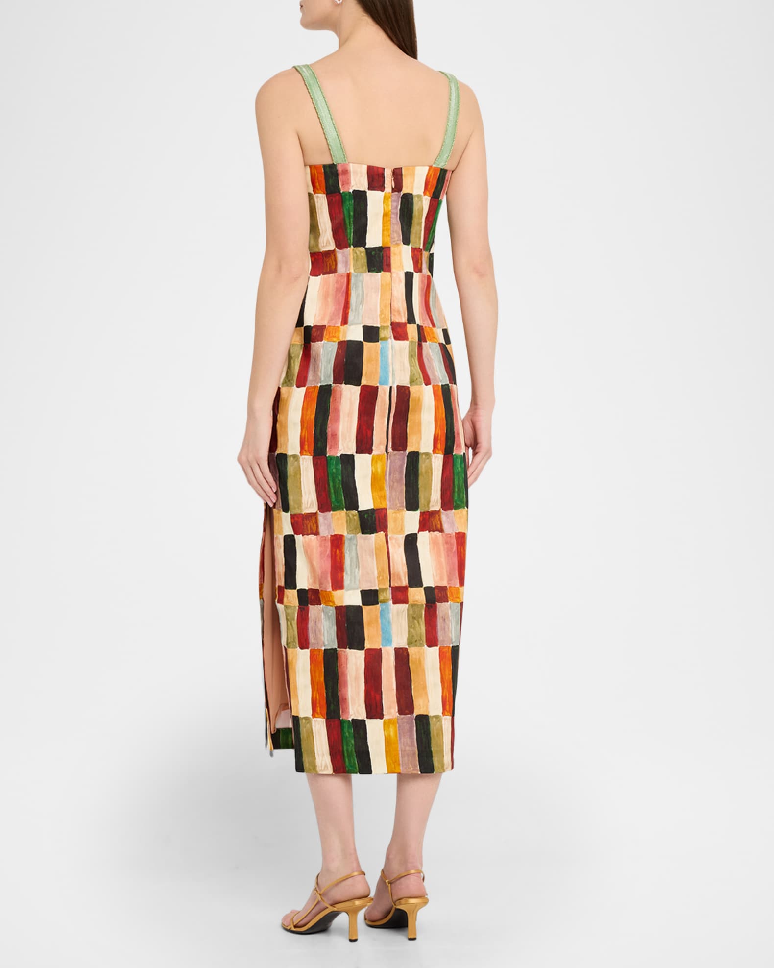 knee length dresses for ladies JULIETTE TIERED MIDI DRESS