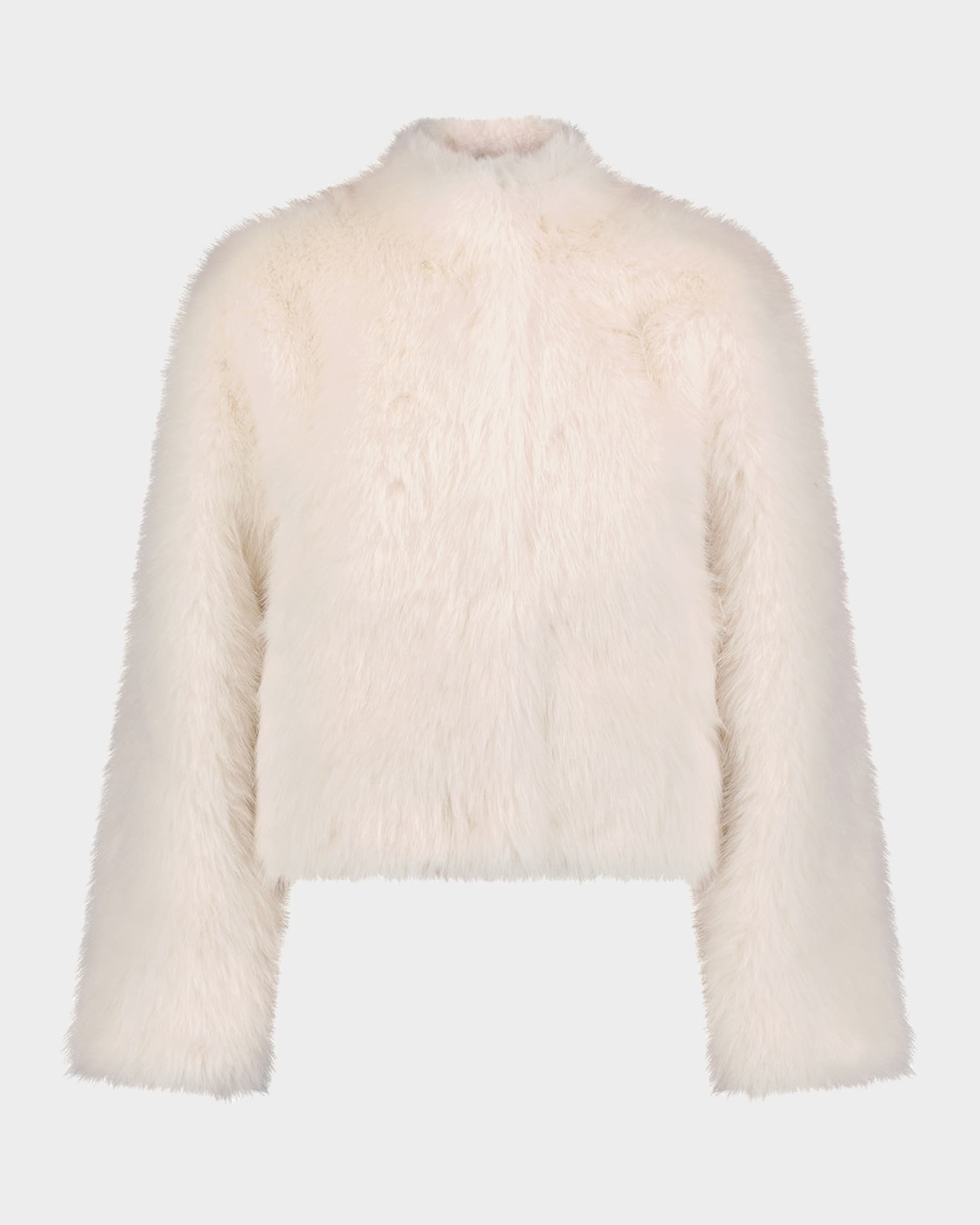Lyla Grant Fur-Free Short Faux Fox Coat | Neiman Marcus