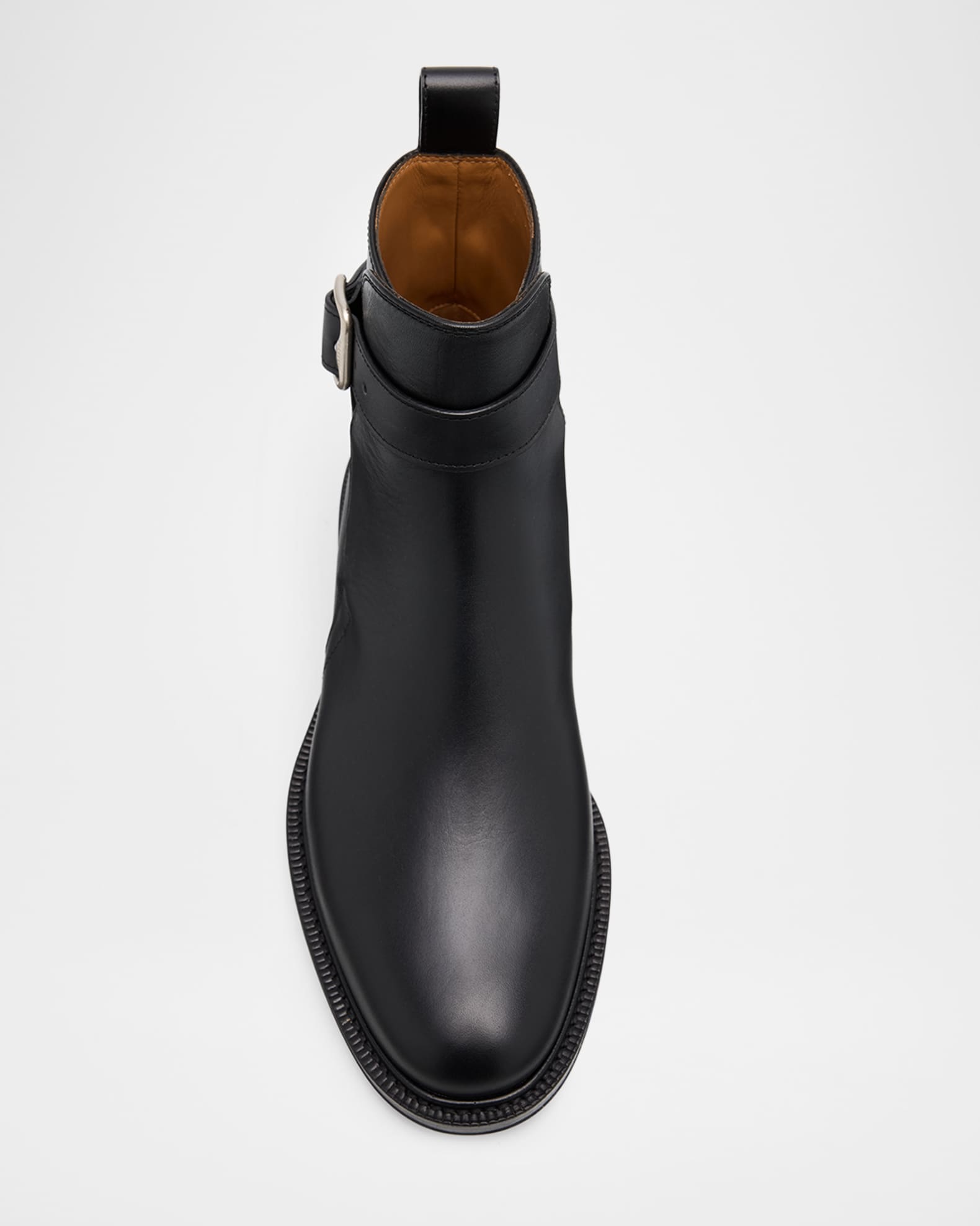 Burberry Men's Manor Jodhpur Leather Ankle Boots | Neiman Marcus