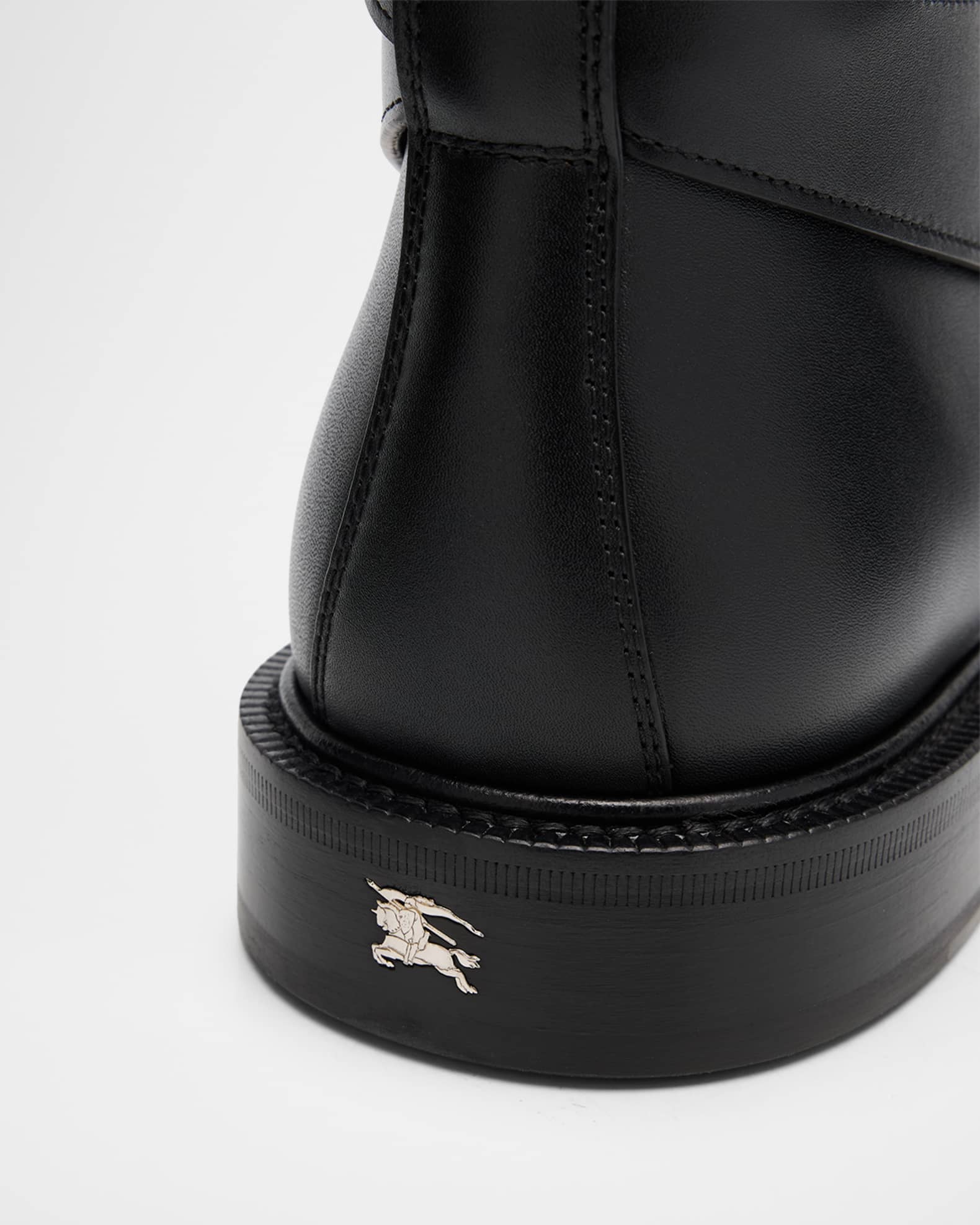 Burberry Men's Manor Jodhpur Leather Ankle Boots | Neiman Marcus