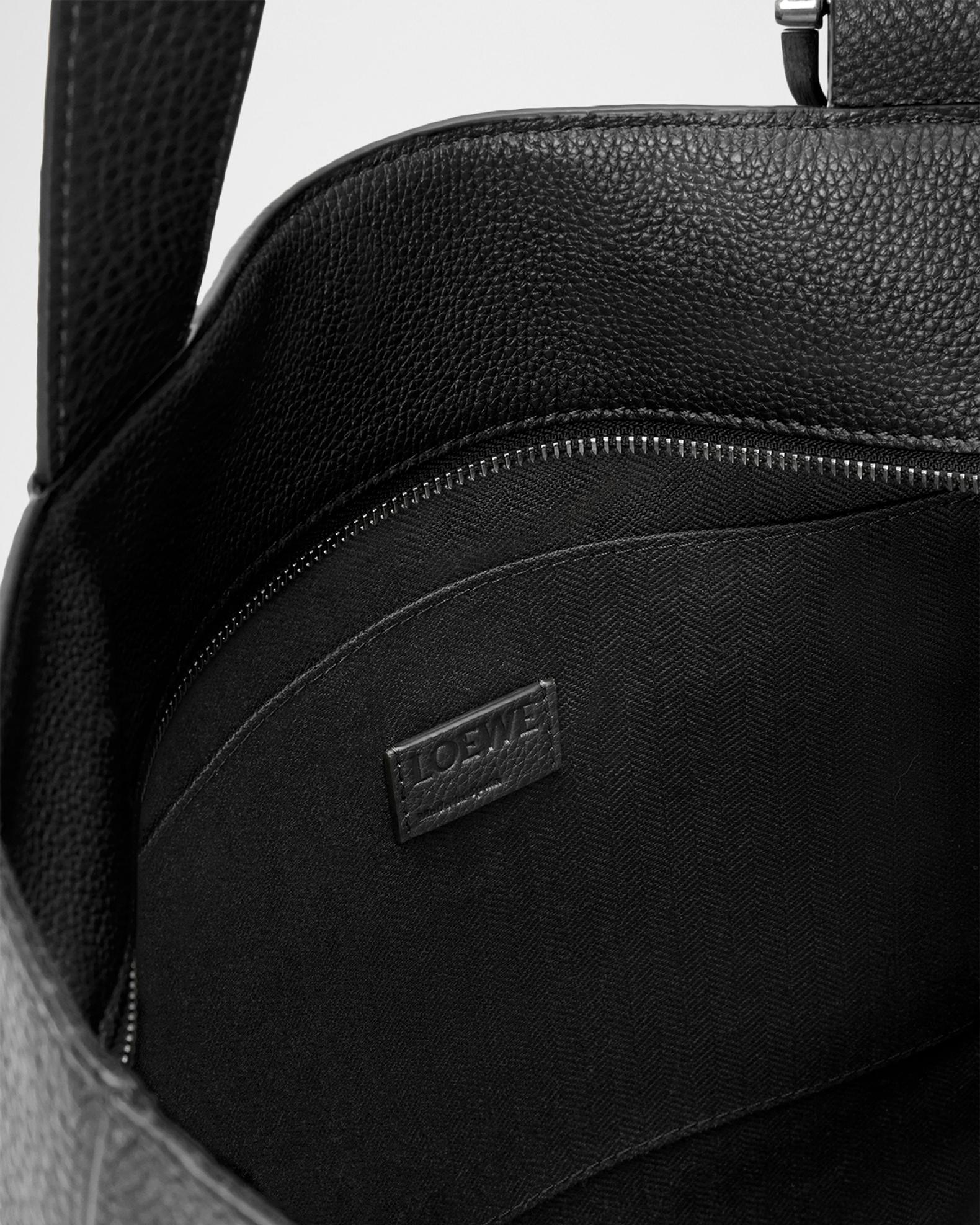 LOEWE Men's Loop Zipped Leather Tote Bag | Neiman Marcus