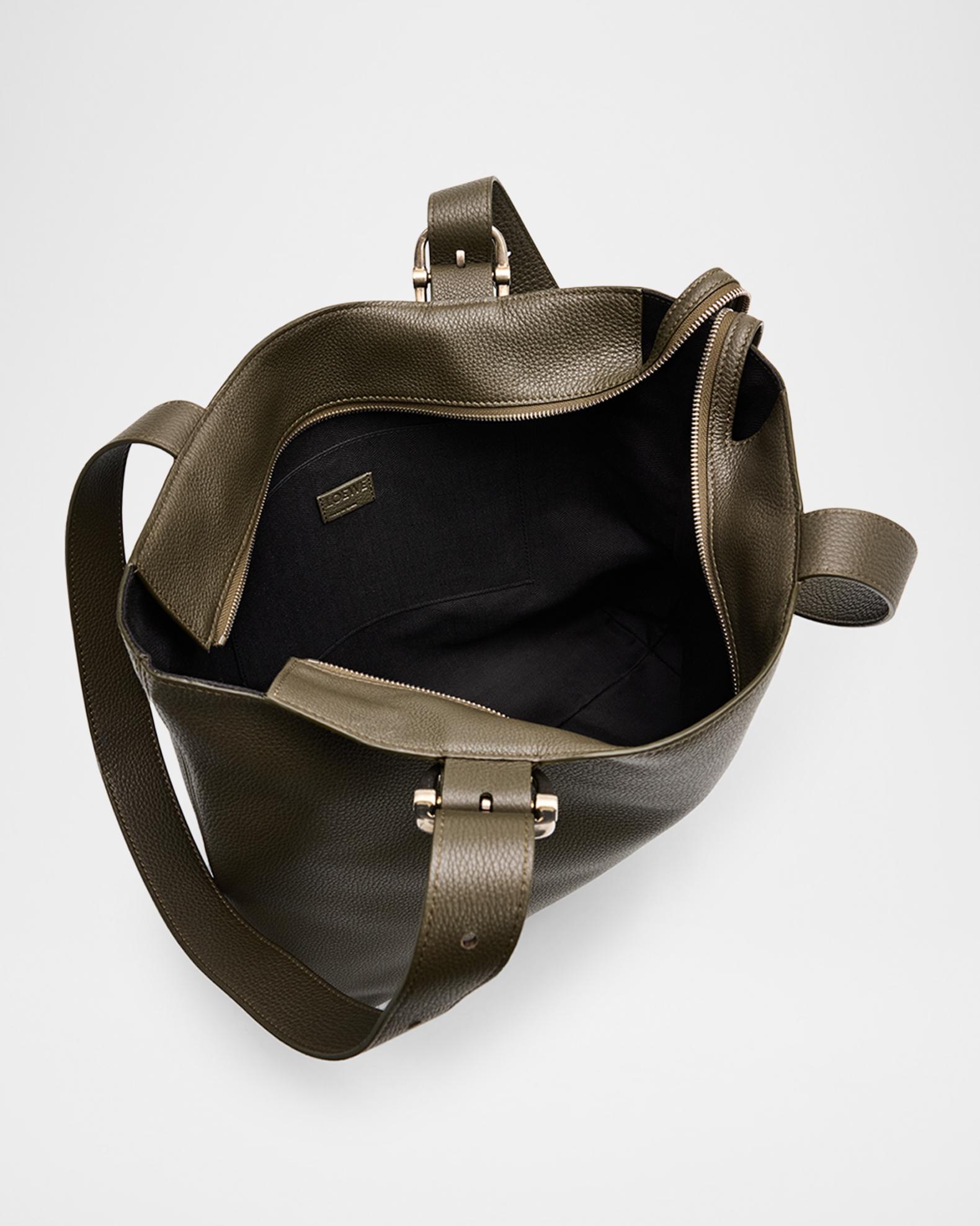 Loewe Men's Loop Zipped Leather Tote Bag | Neiman Marcus