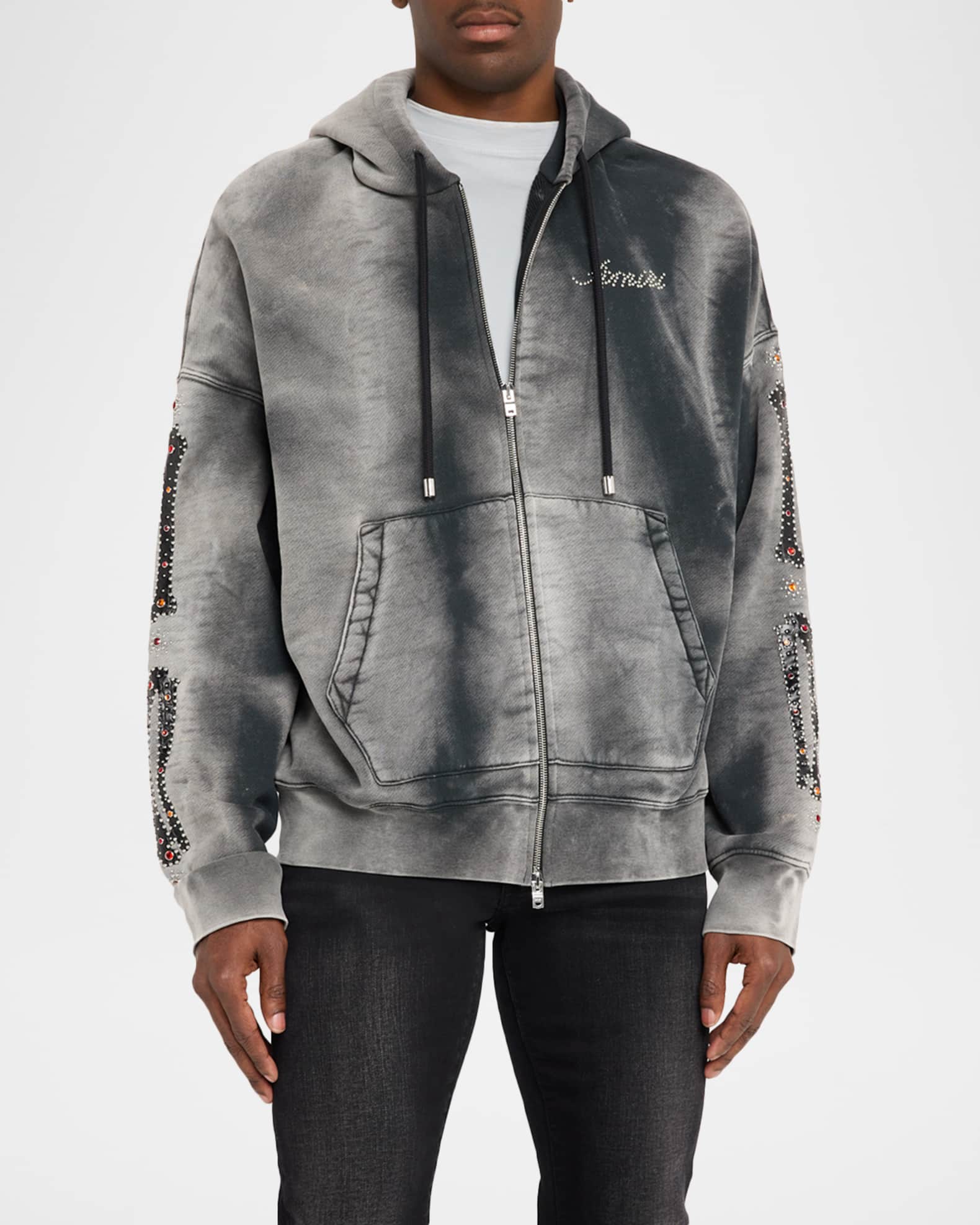 AMIRI アミリクリスタル・エンベリッシュド・ウルフ・ロゴ・ジャケット