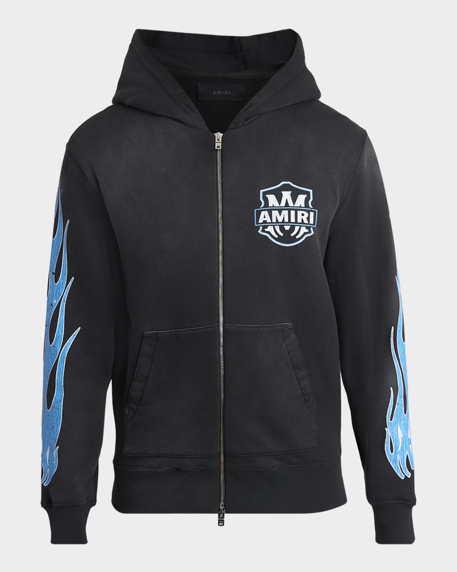 Amiri Men's MA Flames Full-Zip Hoodie | Neiman Marcus